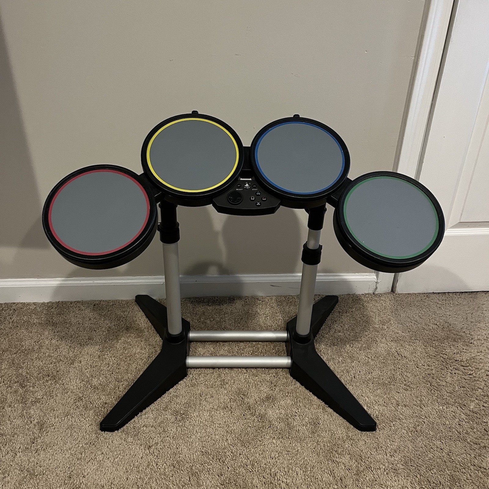 Harmonix 822148 PS3 PlayStation Rock Band Wired USB Drums w/ Stand – No Pedal