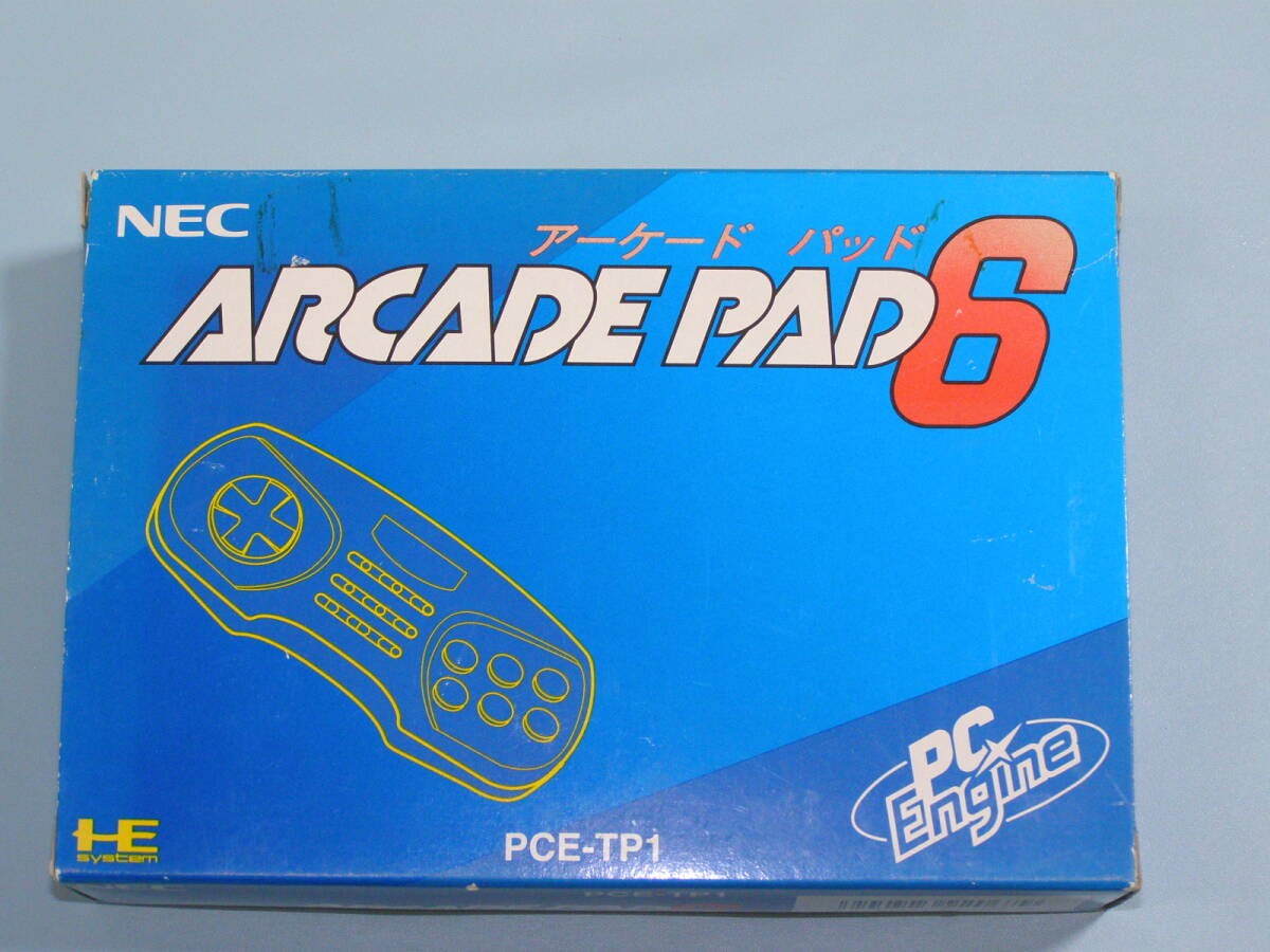 NEC PC Engine Control Joy Pad Controller ARCADE PAD 6 PCE-TP1 New Old Stock NOS