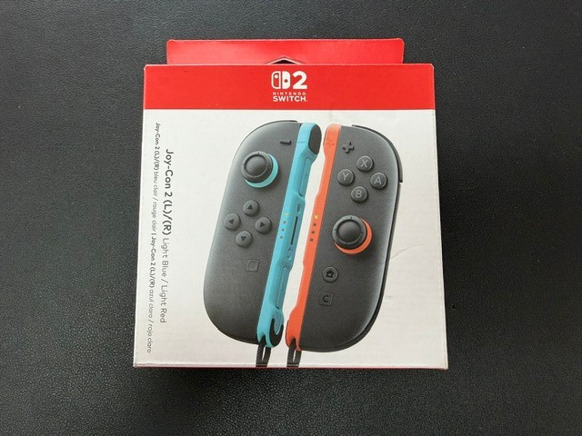 Authentic Nintendo Switch 2 Joy-Con Joycons L/R Light Blue/Red BRAND NEW SEALED