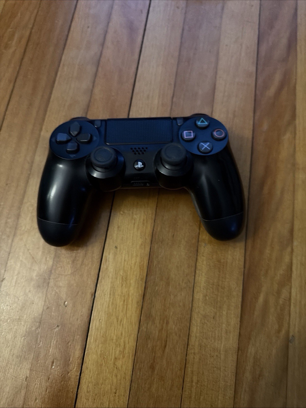 🟦 PlayStation 4 DualShock Wireless Controller – Jet Black ⚡🔥 Not Tested