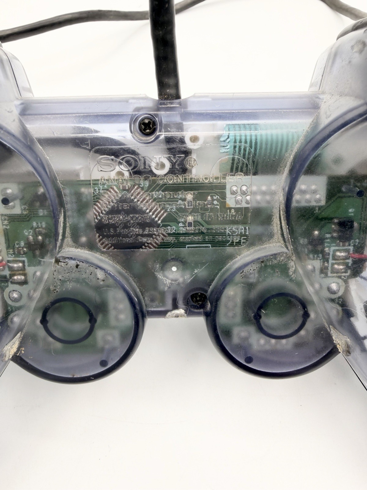 Playstation 2 PS2 Smoke Clear Grey Dual Shock 2 Controller SCPH-10010