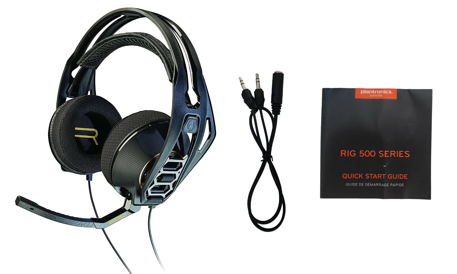 Plantronics RIG 500HX Gaming Stereo Headset Wired 3.5mm PC MAC PS4 Playstation 4