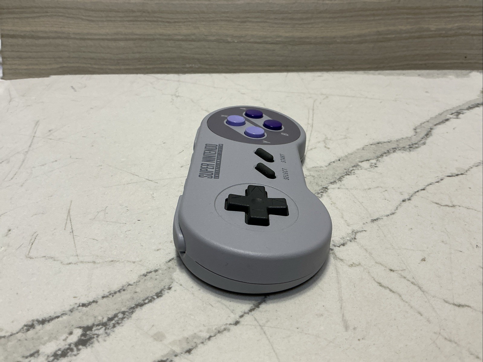 Nintendo SNES Controller Wireless Rechargeable for Switch/OLED Gray Purple
