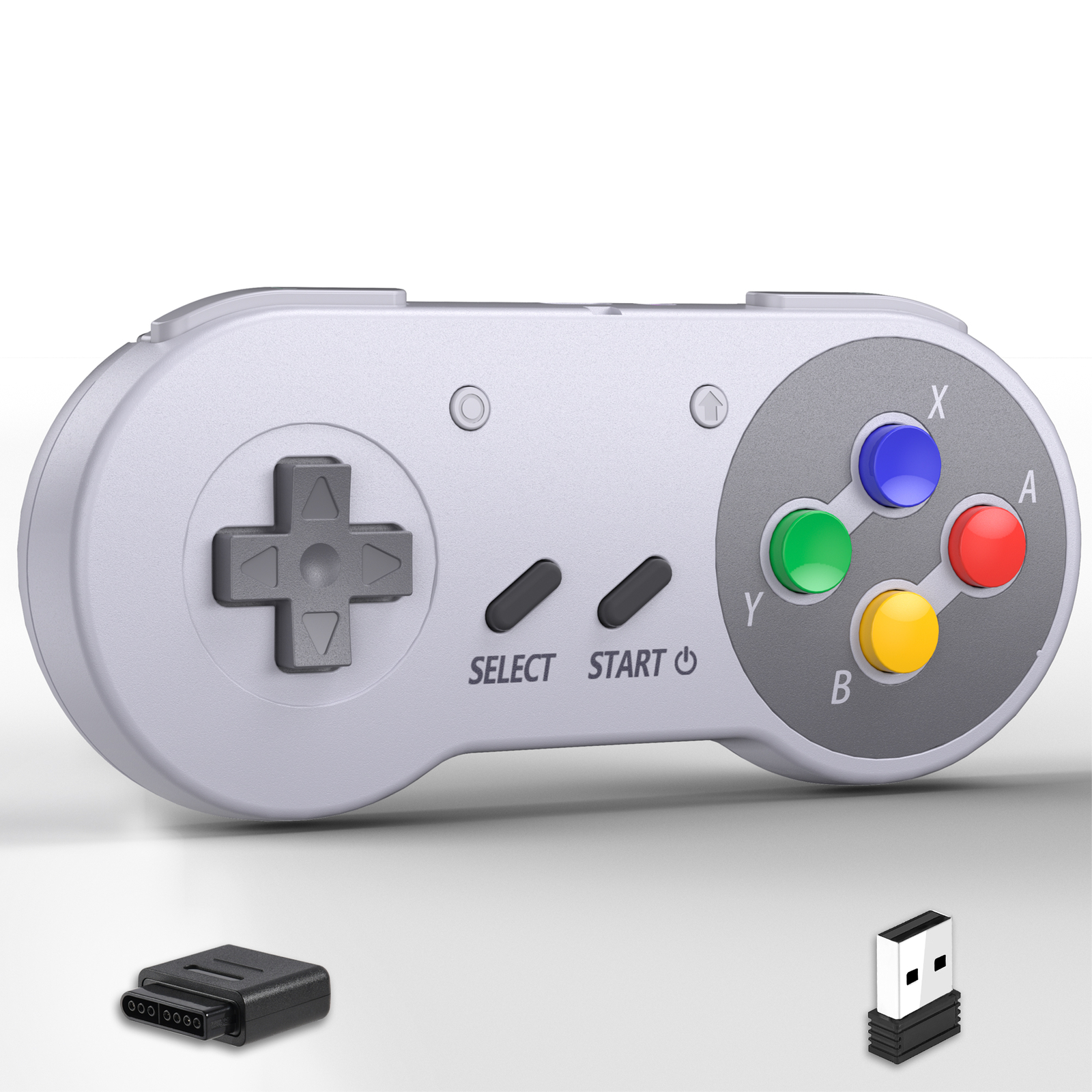 2.4 GHz Wireless SNES Switch Online Controller GamePad for Switch,PC,Mac OS,SNES