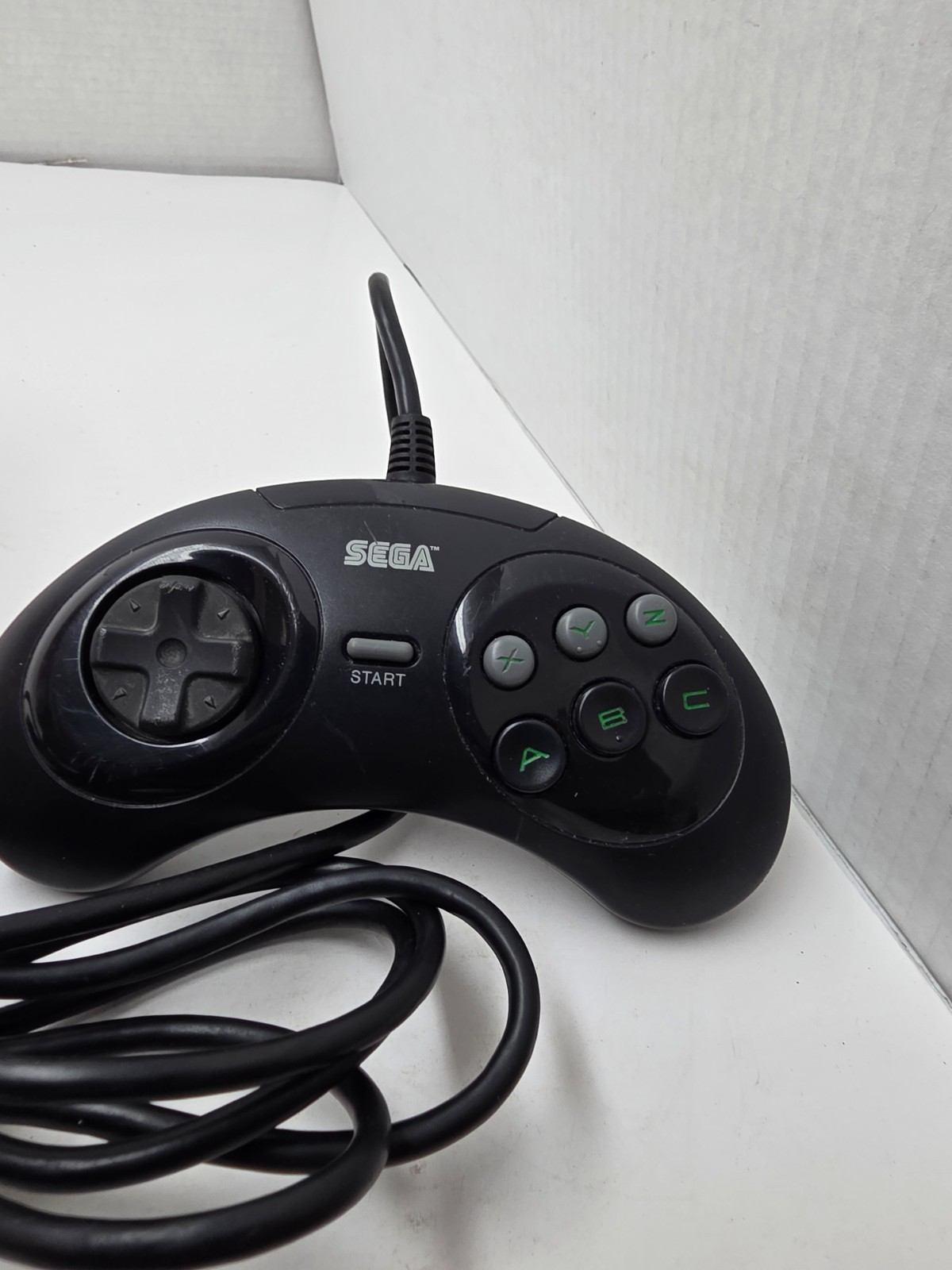 TESTED OEM Official SEGA Genesis 6 Button Controller Gamepad MK-1653 #P30