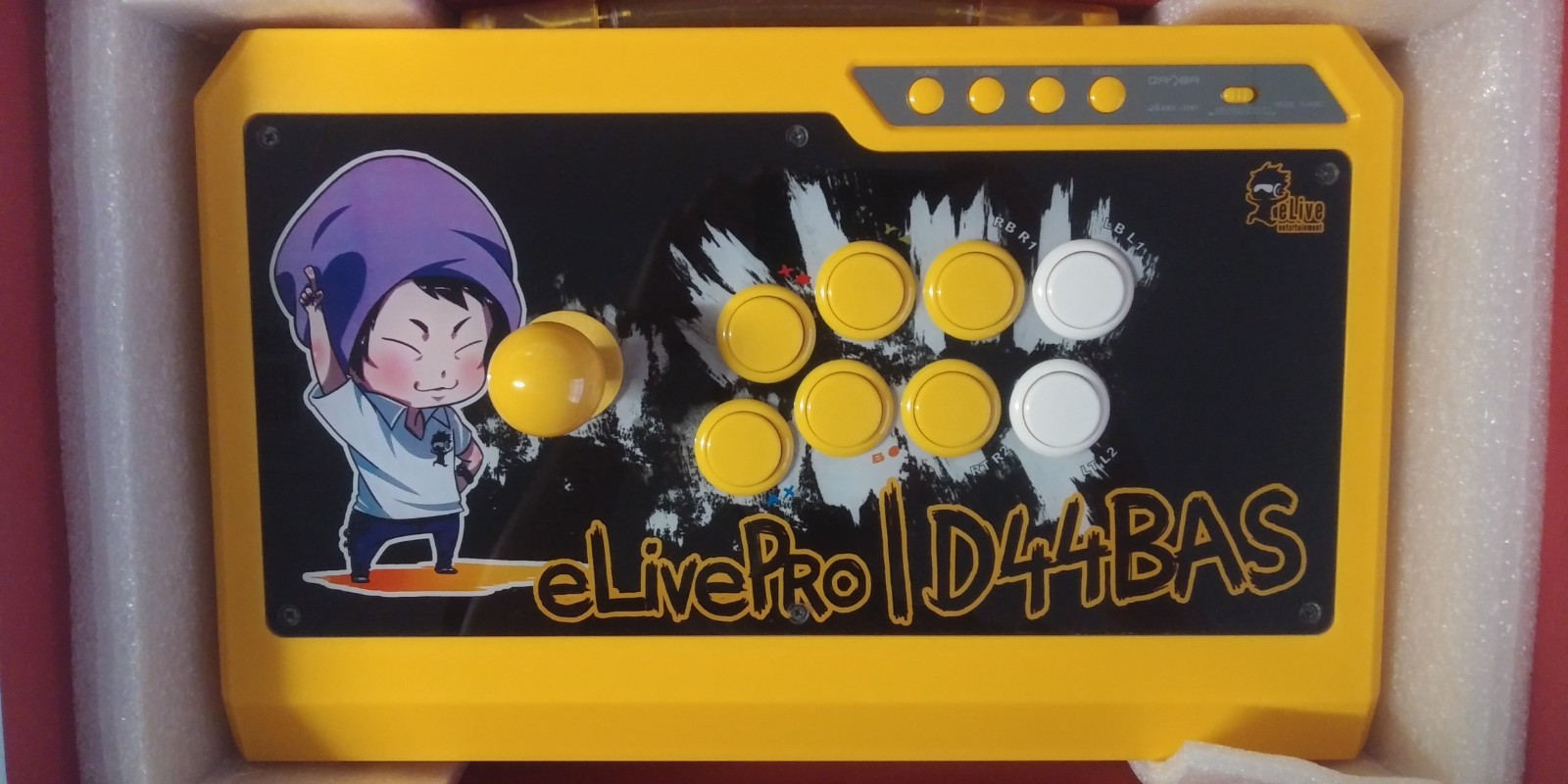 Qanba Q4 eLivePro D44BAS Limited Edition 252/300 PS3 & Xbox 360 & PC Compatible!