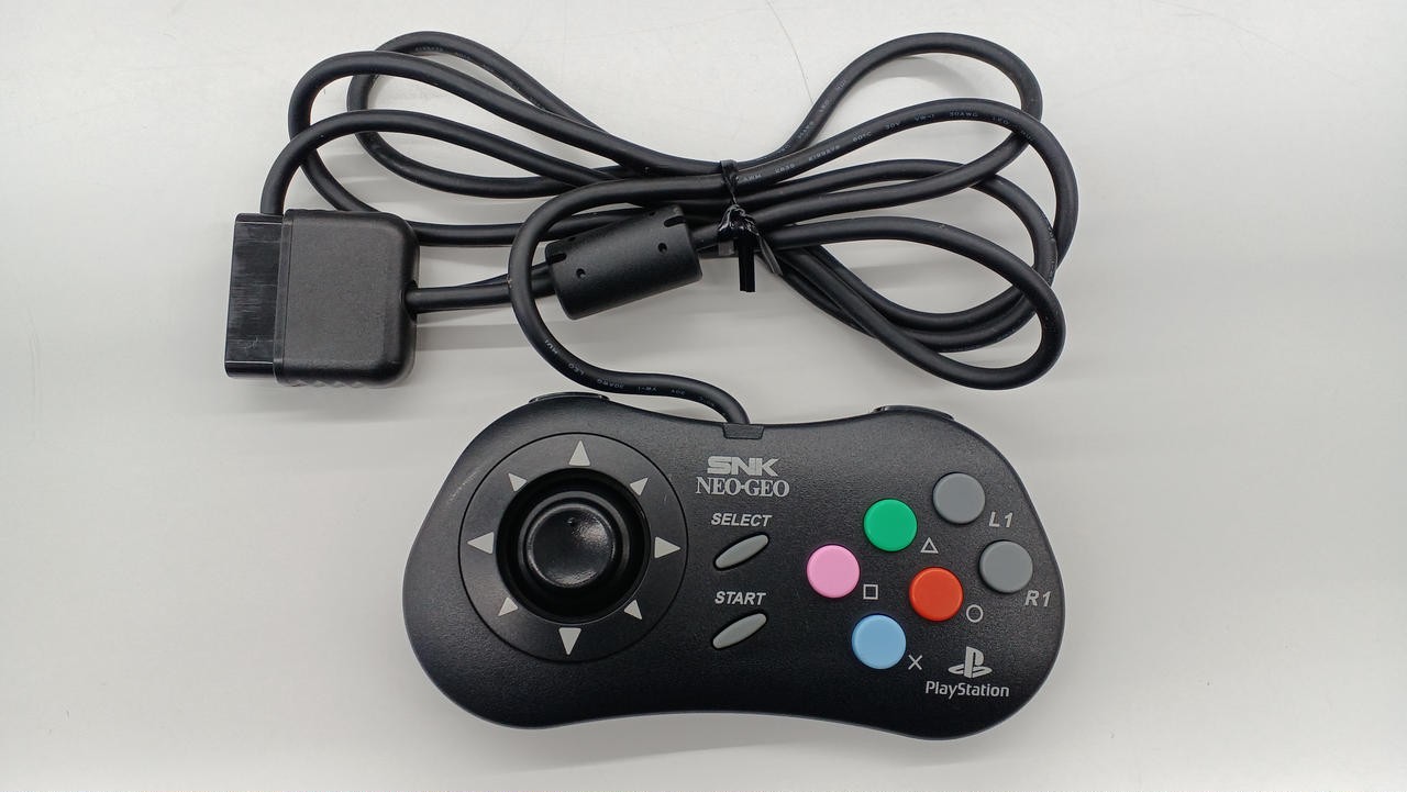 SNK Neo Geo Pad 2 Controller for Sony PS1 PS2 NEOGEO PAD2 Japan Tested Used Rare