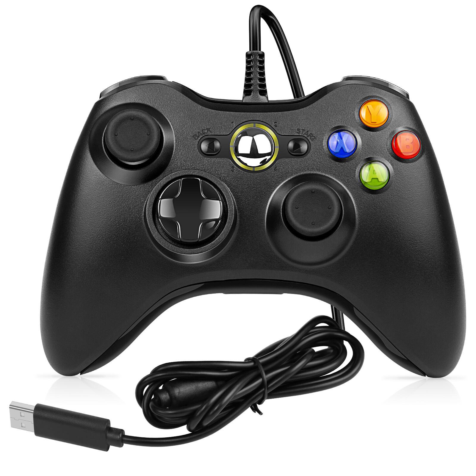 Wireless Controller For Microsoft Xbox 360/ 360Slim/ 360E, PC Windows 11/10/8/7