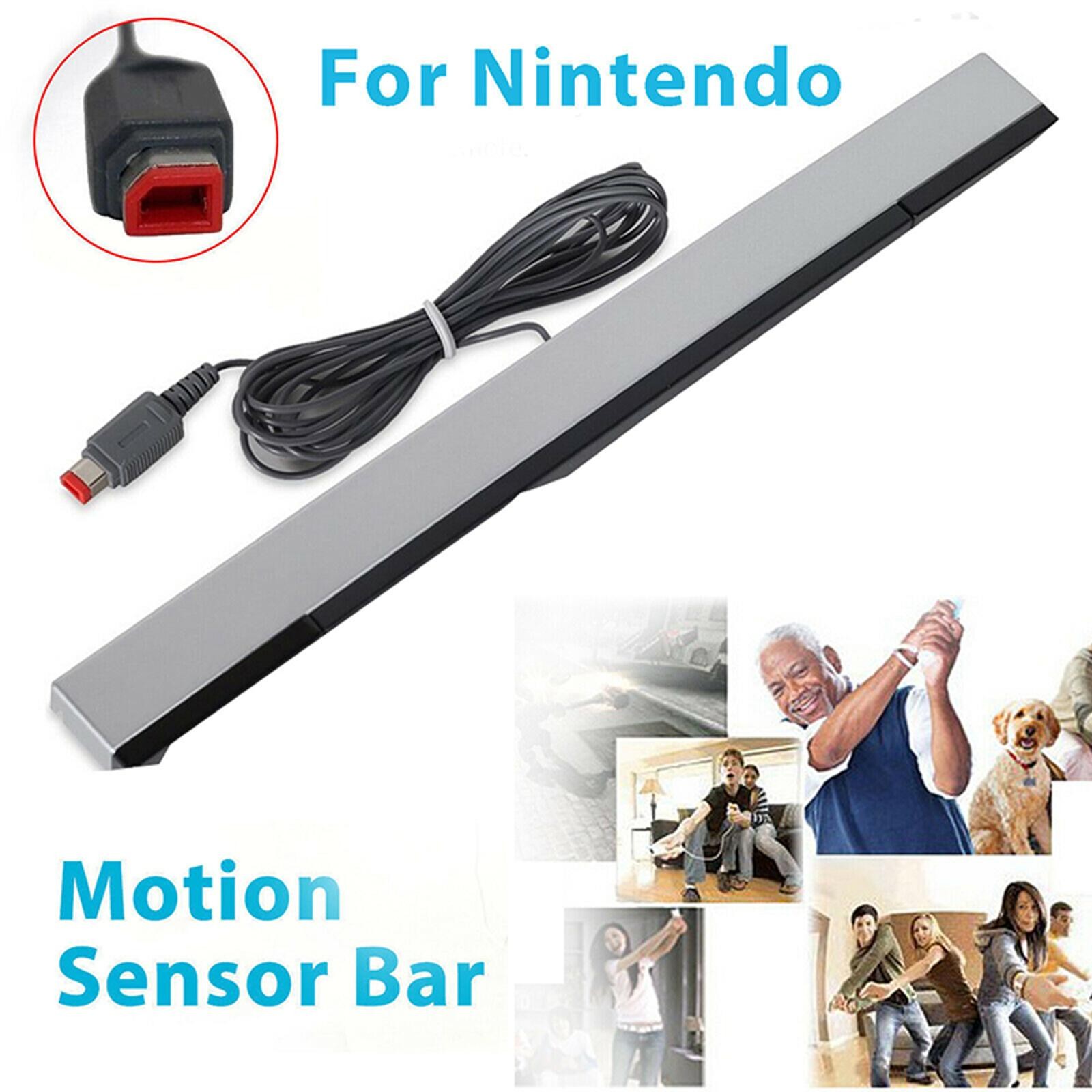 Wired Remote Motion Sensor Bar IR Infrared Ray Inductor for Nintendo Wii / Wii U