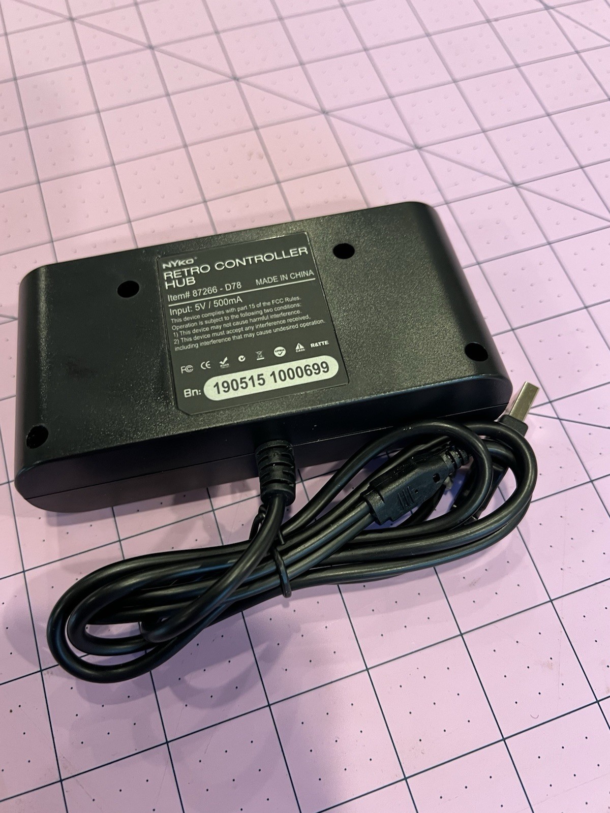 Nyko Technologies Nintendo Switch Game Cube Controller Adapter Retro Hub 87266