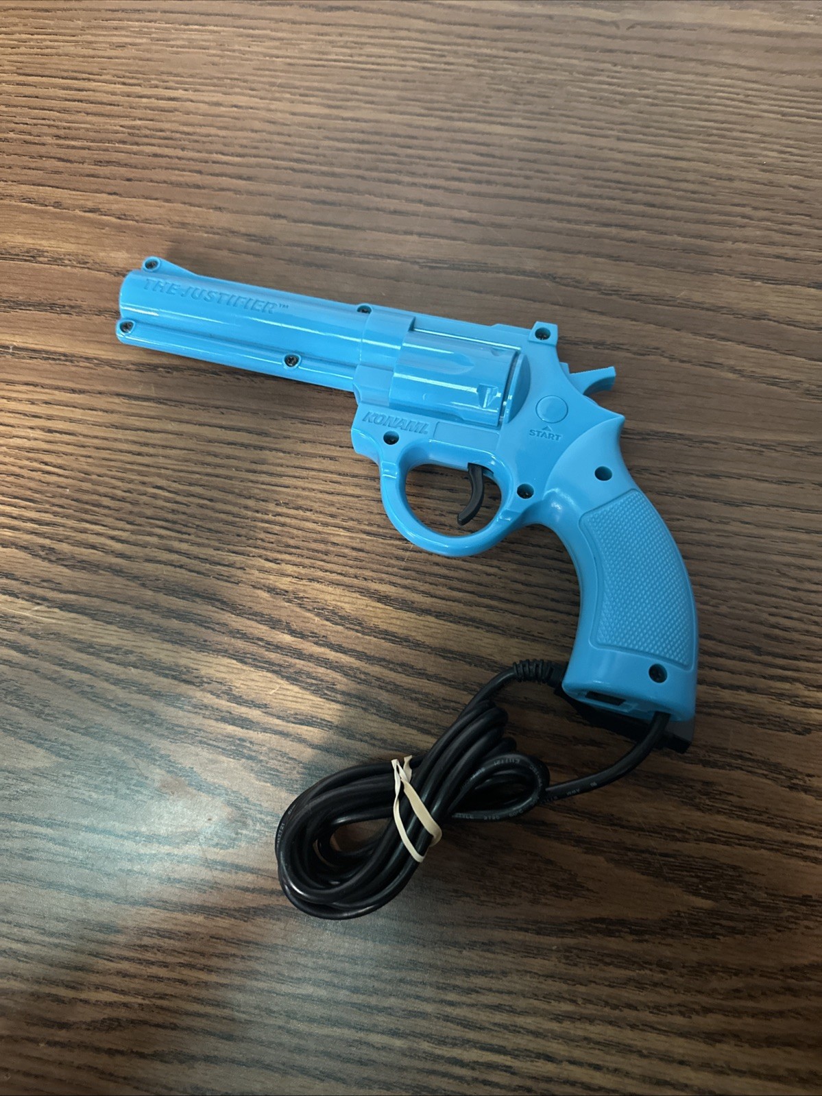 Konami The Justifier Blue Light Gun Sega Genesis TESTED Model JE 510 Works 1993