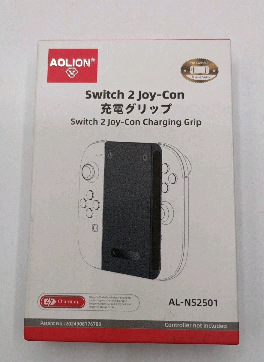 Joy-Con Charging Grip For Switch 2 USB-C Fast Charging Controller Grip