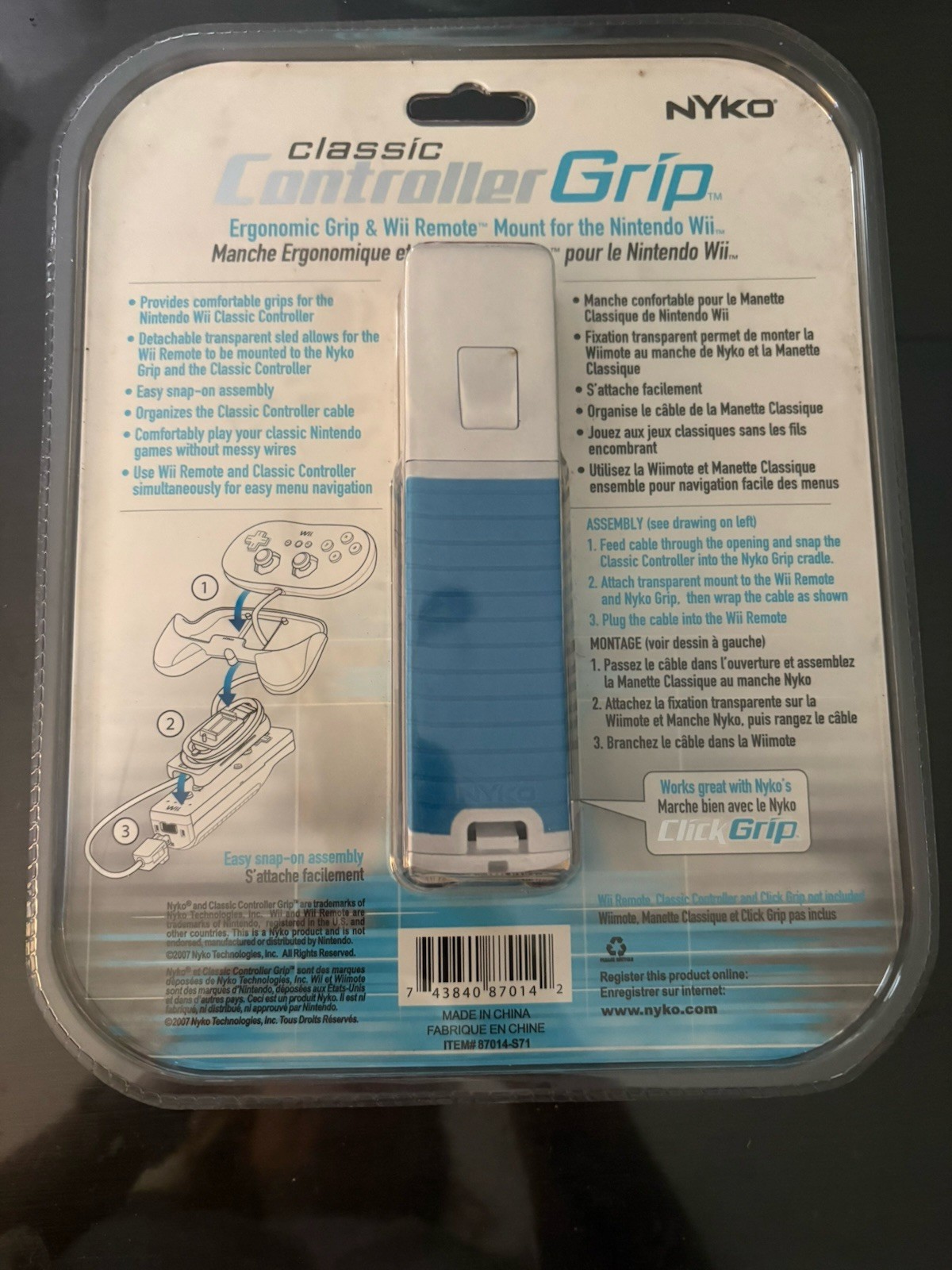 NYKO Classic Controller Grip for Nintendo Wii – Original Unopened accessory