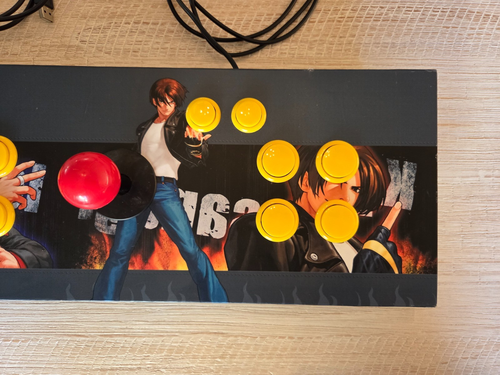 Dual Arcade Fight Stick Usb Controller King Of Fighters Player Joysticks KOF