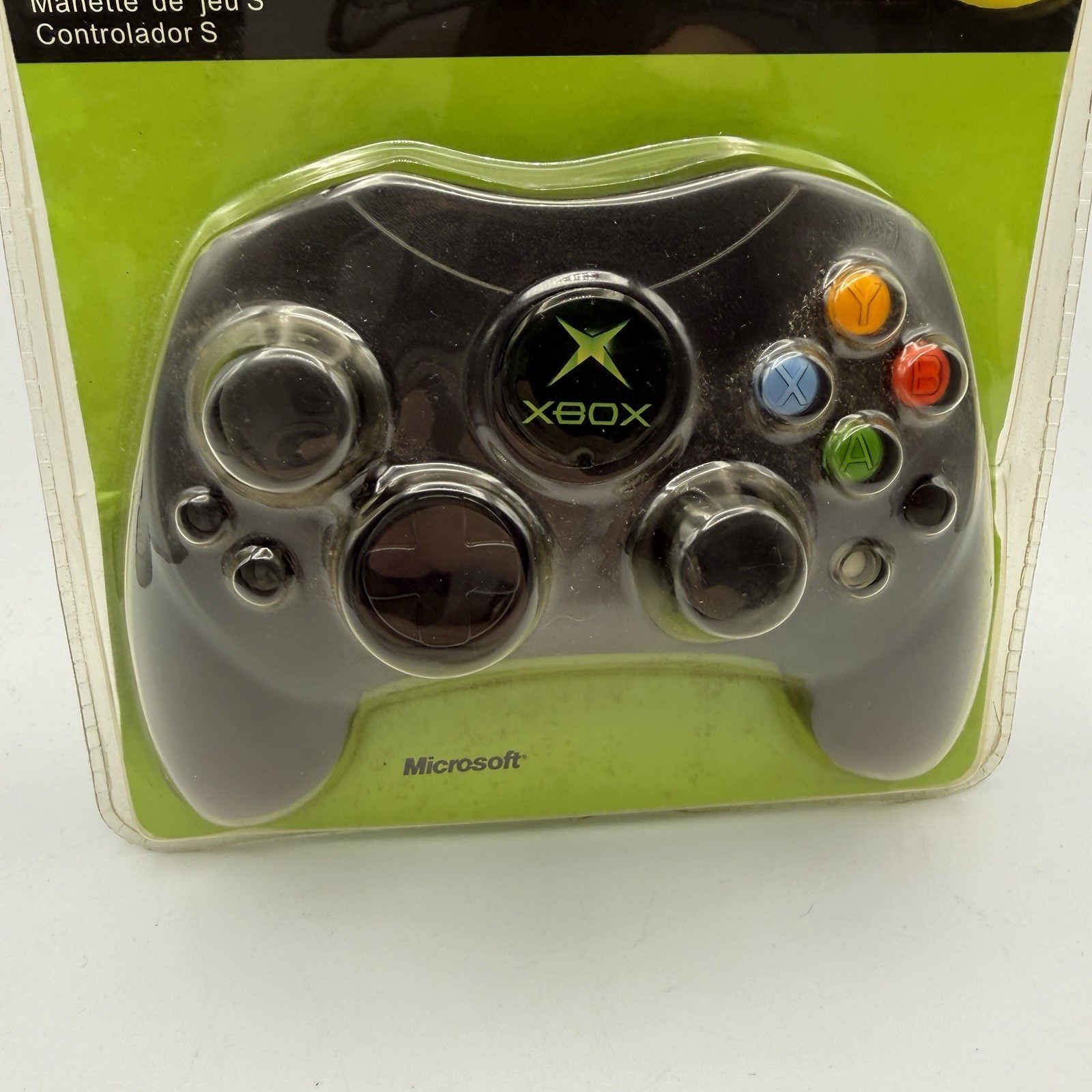 Original Xbox Controller S Black Microsoft XBOX 2003 S Type Genuine NEW SEALED