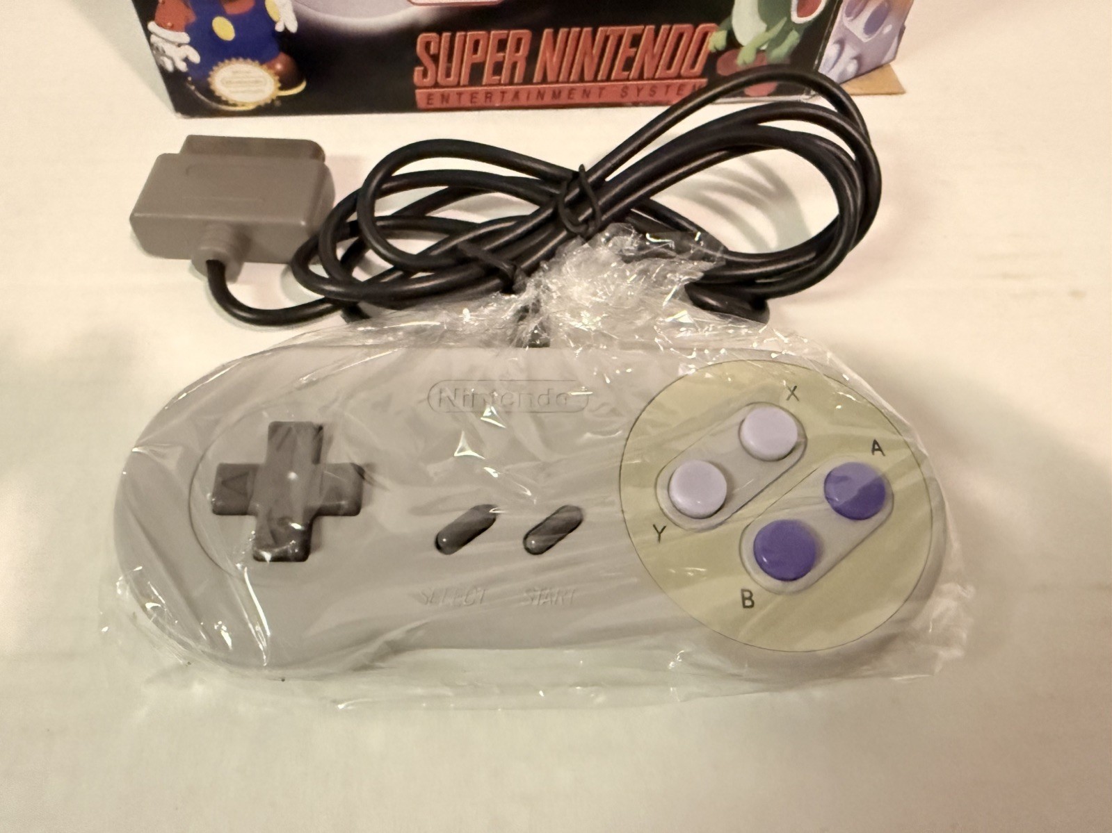 Super Nintendo SNES Controller OEM SNS-005 New in Original Pack-in Packaging