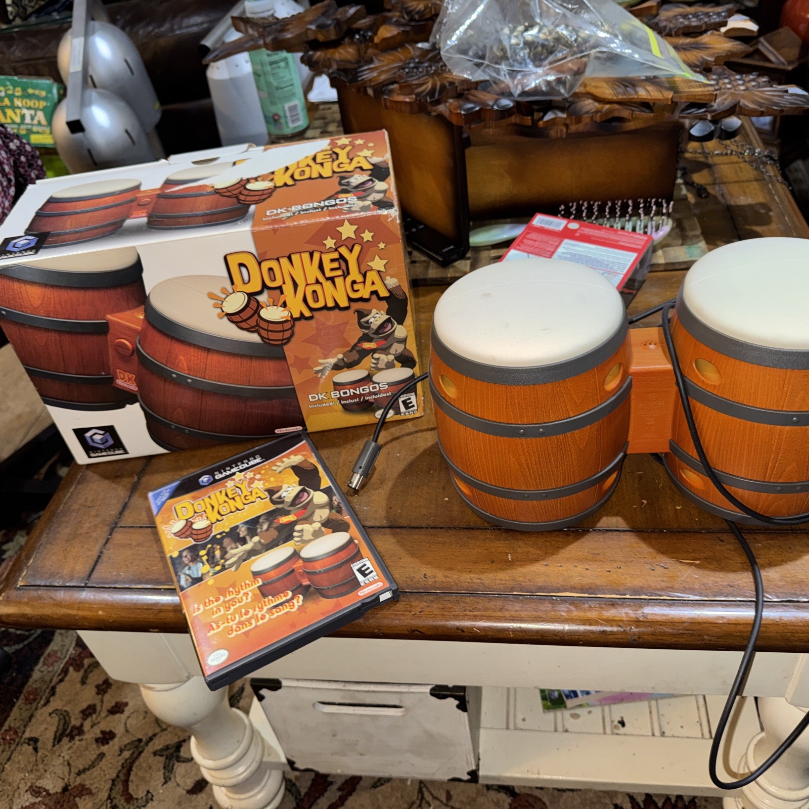 Nintendo Donkey Kong Bongos Controller In Box GameCube