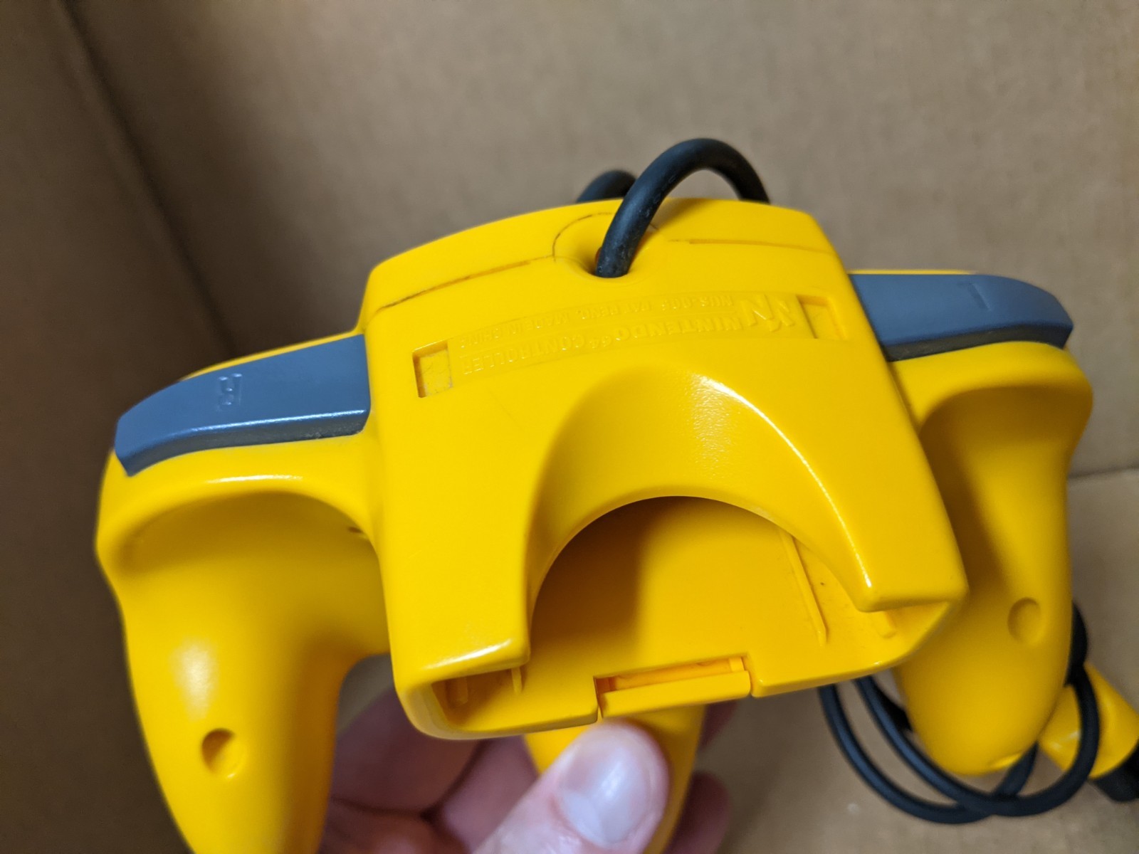 Nintendo N64 Yellow Controller OEM – NUS-005 Tested