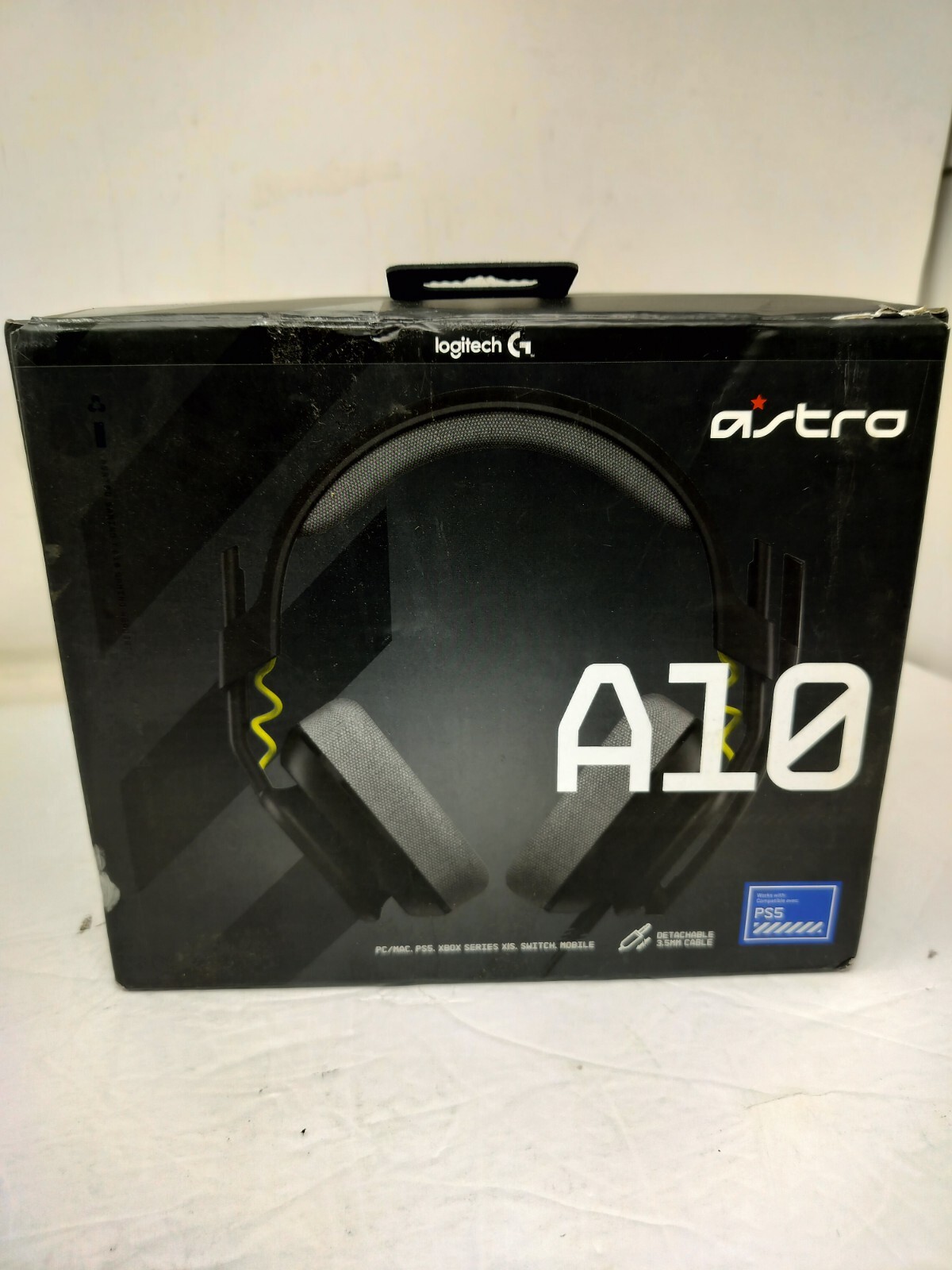 LOGITECH Astro A10 Multiplatform Gaming Headset (Works with PS5) FOR PARTS