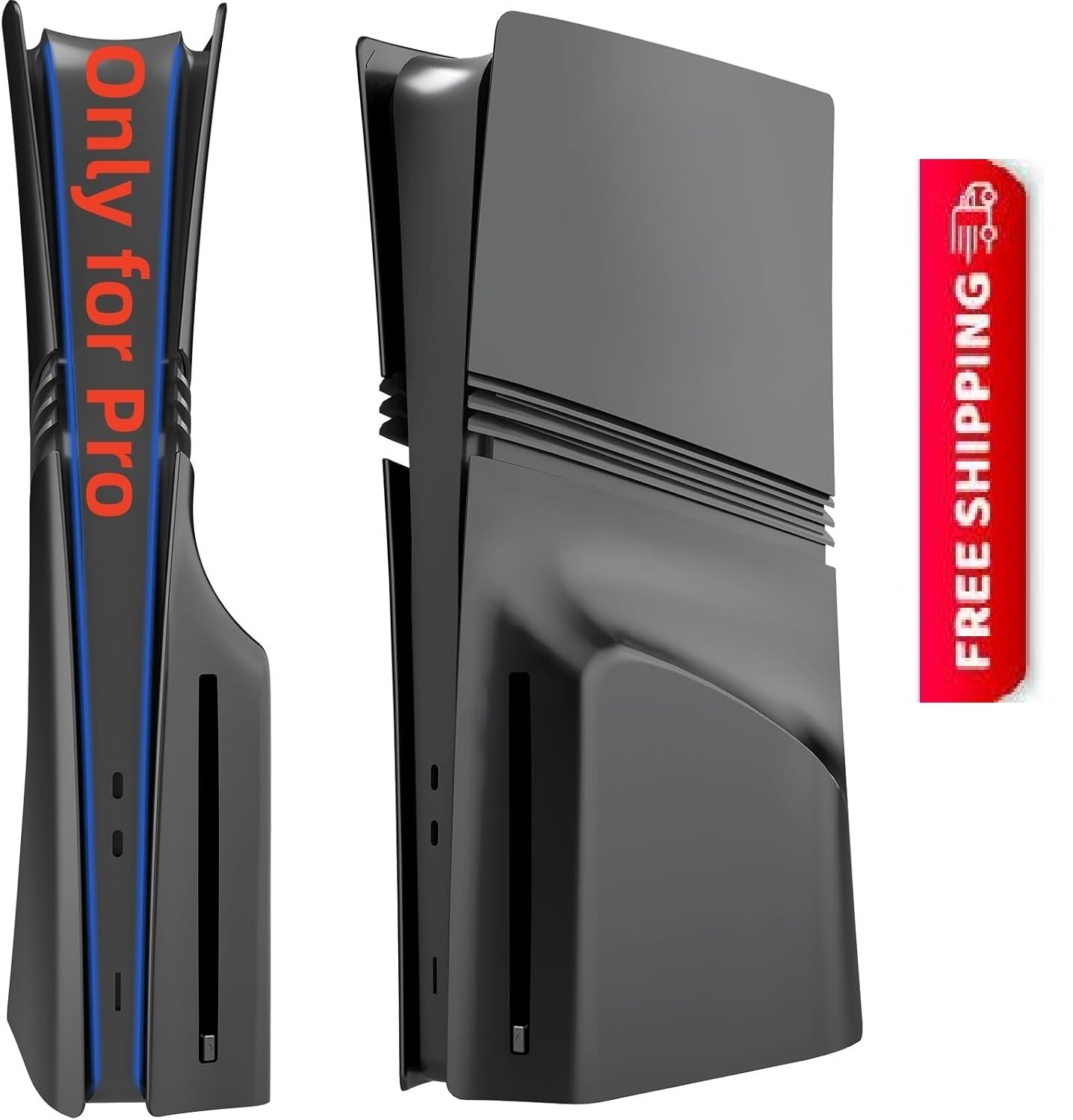 Pro Disc Edition Cover Plates for New PS5 Pro Console, Shell Panels Compatible w