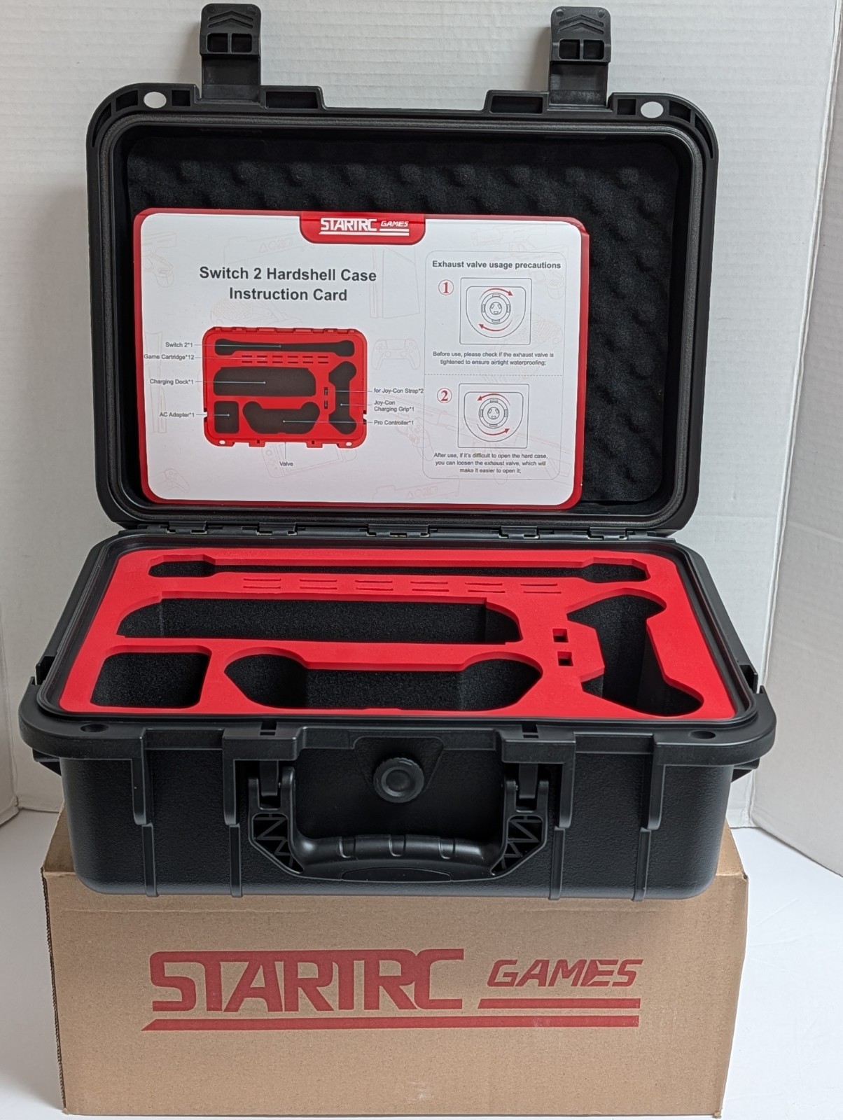 STARTRC GAMES Hard Carrying Case for Nintendo Switch 2, Professional Deluxe IP67