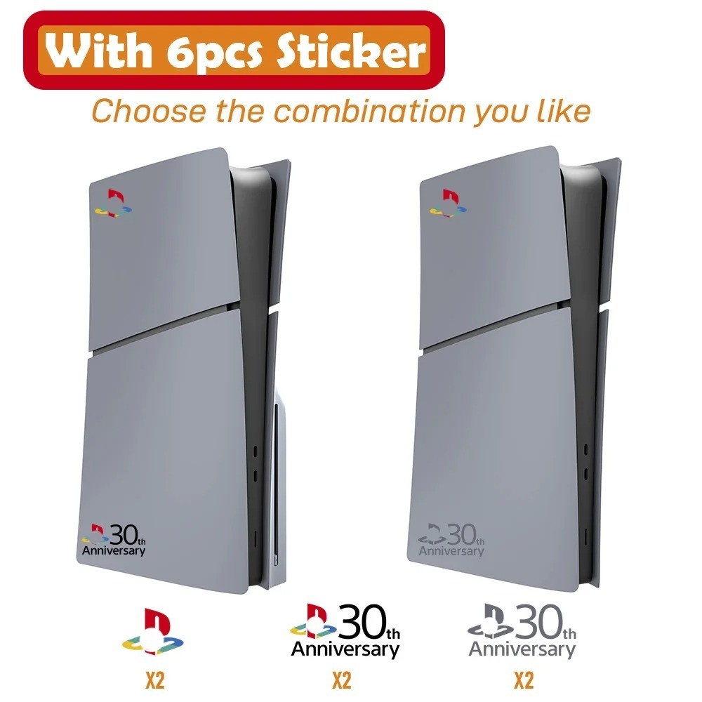 PS5 Pro Face Plate Cover PlayStation 5 Pro 30th Anniversary Shell Replacement