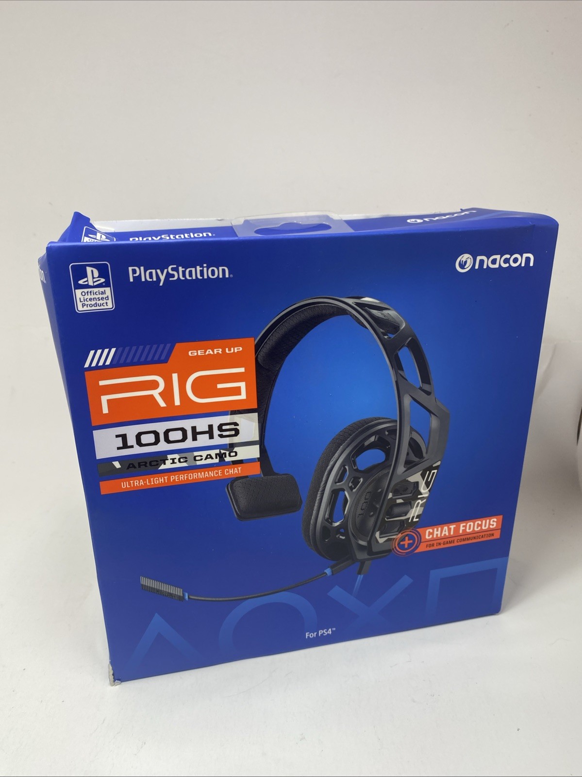 Nacon RIG 100HS Wired Gaming Headset for PlayStation 4 Arctic Camo