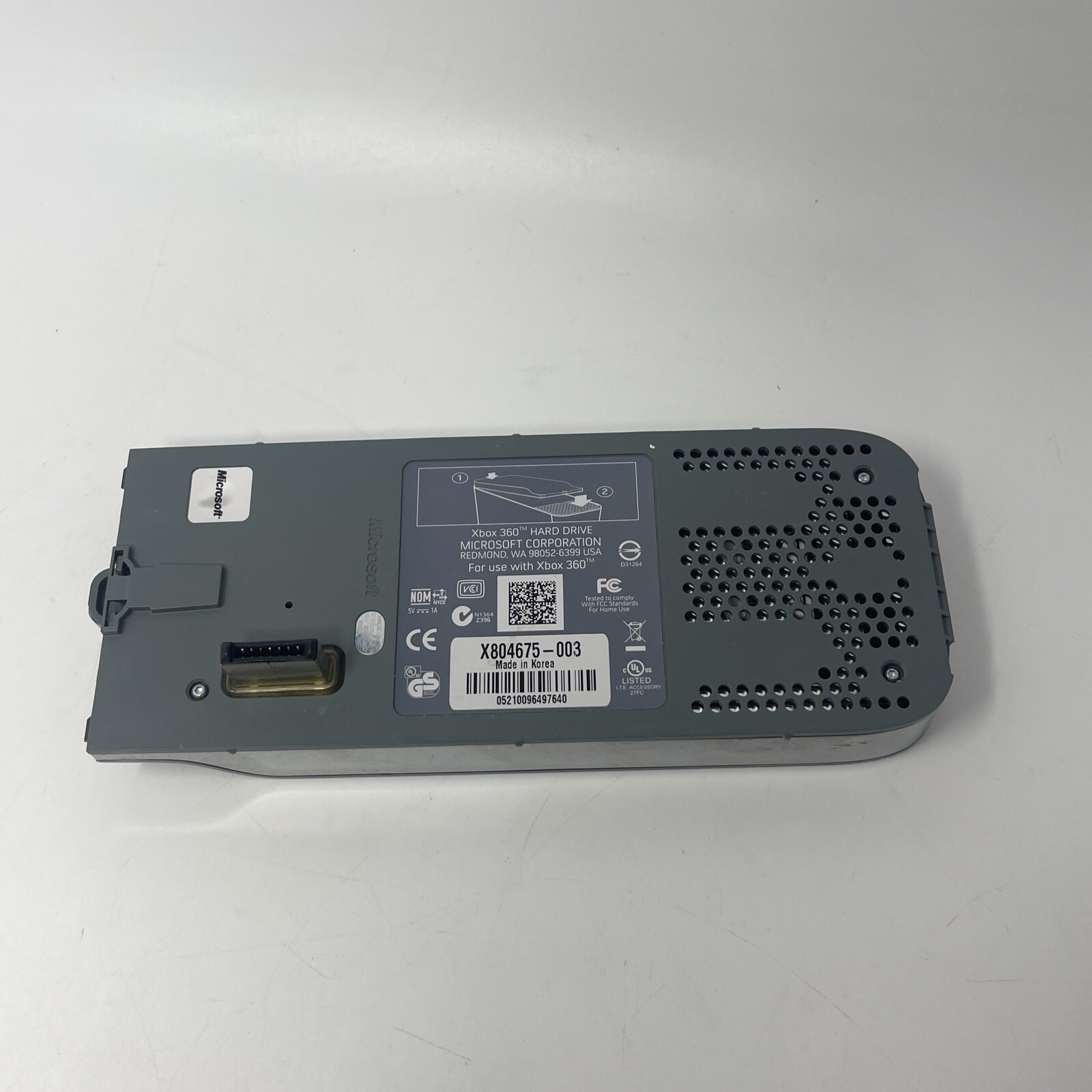 OEM Official Microsoft Xbox 360 Hard Drive HDD X804675-003 20GB External Genuine