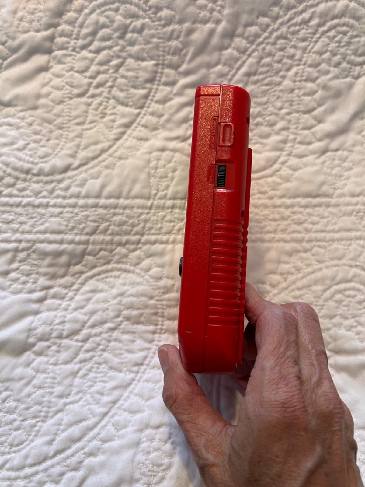 RED Gameboy Original DMG-01 Console Tested and Working Good