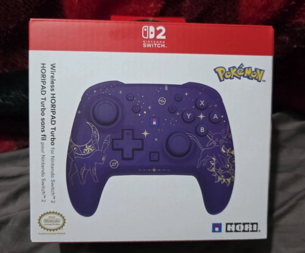 New 2026 HORI Wireless HORIPAD Turbo (ESPEON & UMBREON) for Nintendo Switch 2 🔥