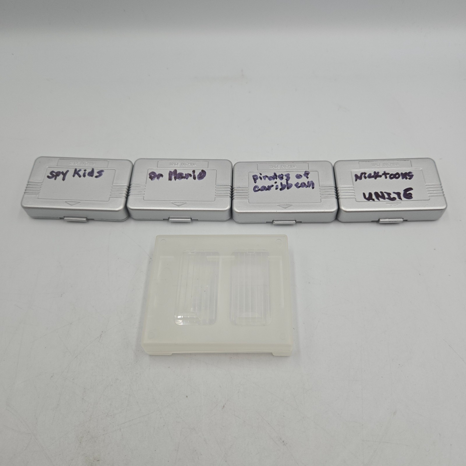 Lot of 5 Made in China Gameboy Advance Cartridge Cases