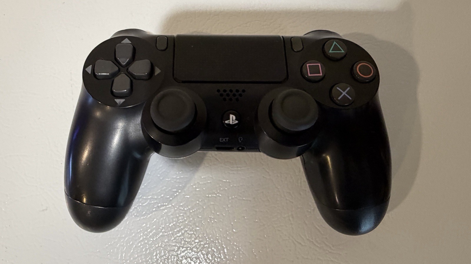 OEM Jet Black Dualshock 4 Ps4 Controller With Hall Effect Joysticks Tested