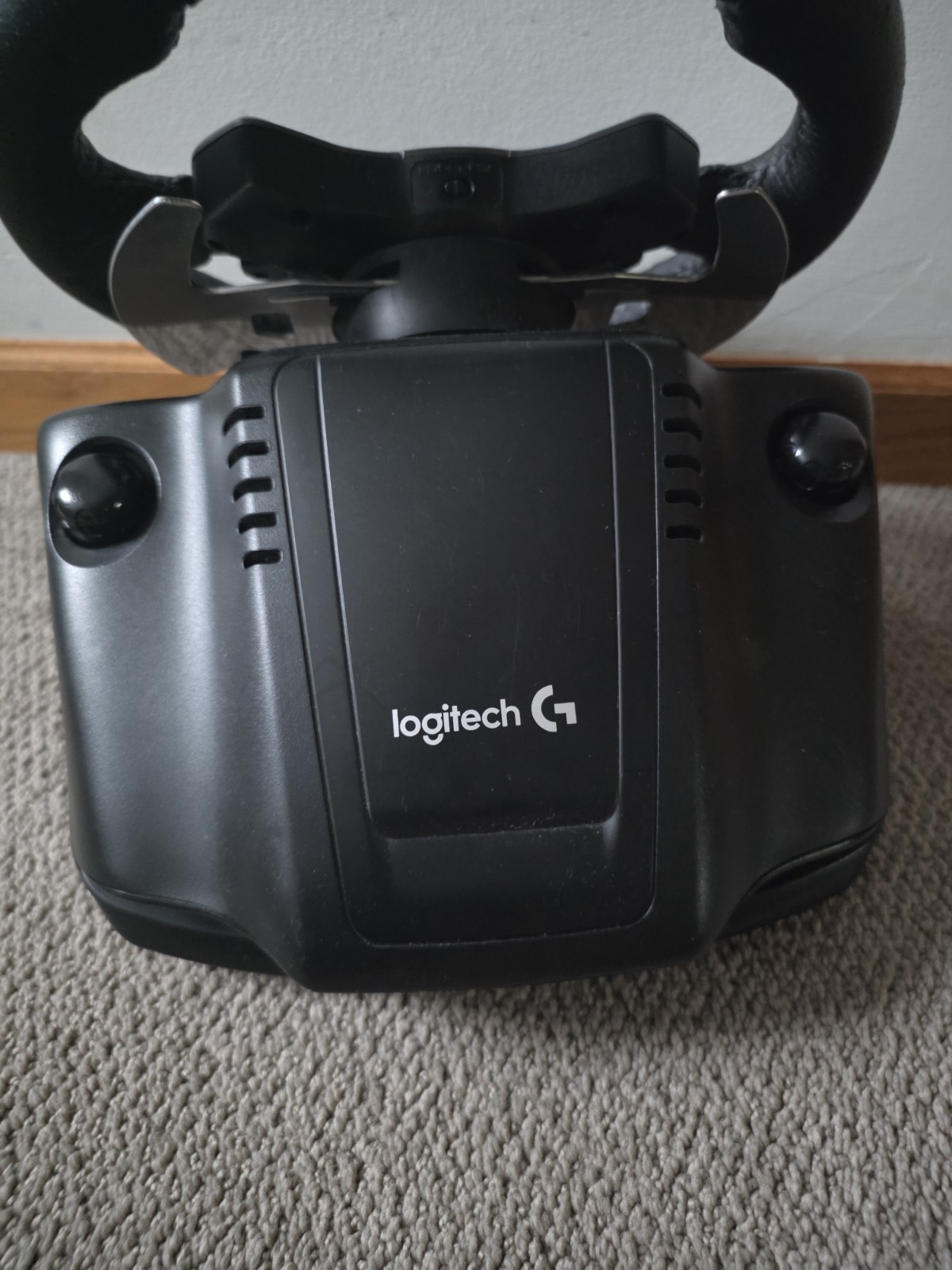 Logitech G29 Driving Force Black Wheel Pedals And Power Cables