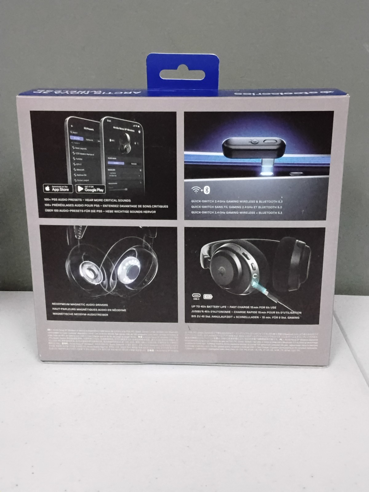 New! Steelseries Arctis Nova 3P Wireless Playstation Multi-Platform Headset