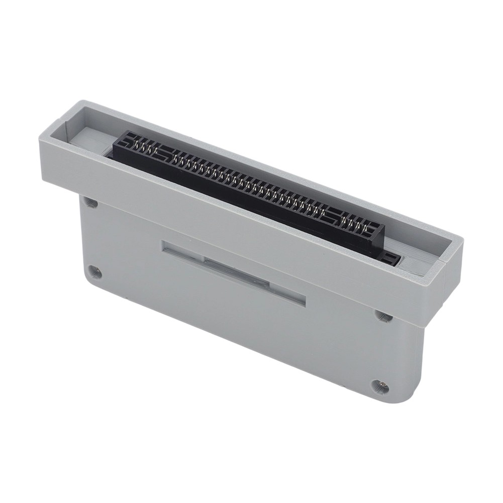 SFC ⇄ SNES Cartridge Adapter – For Super Nintendo & Super Famicom Plug-In Gray