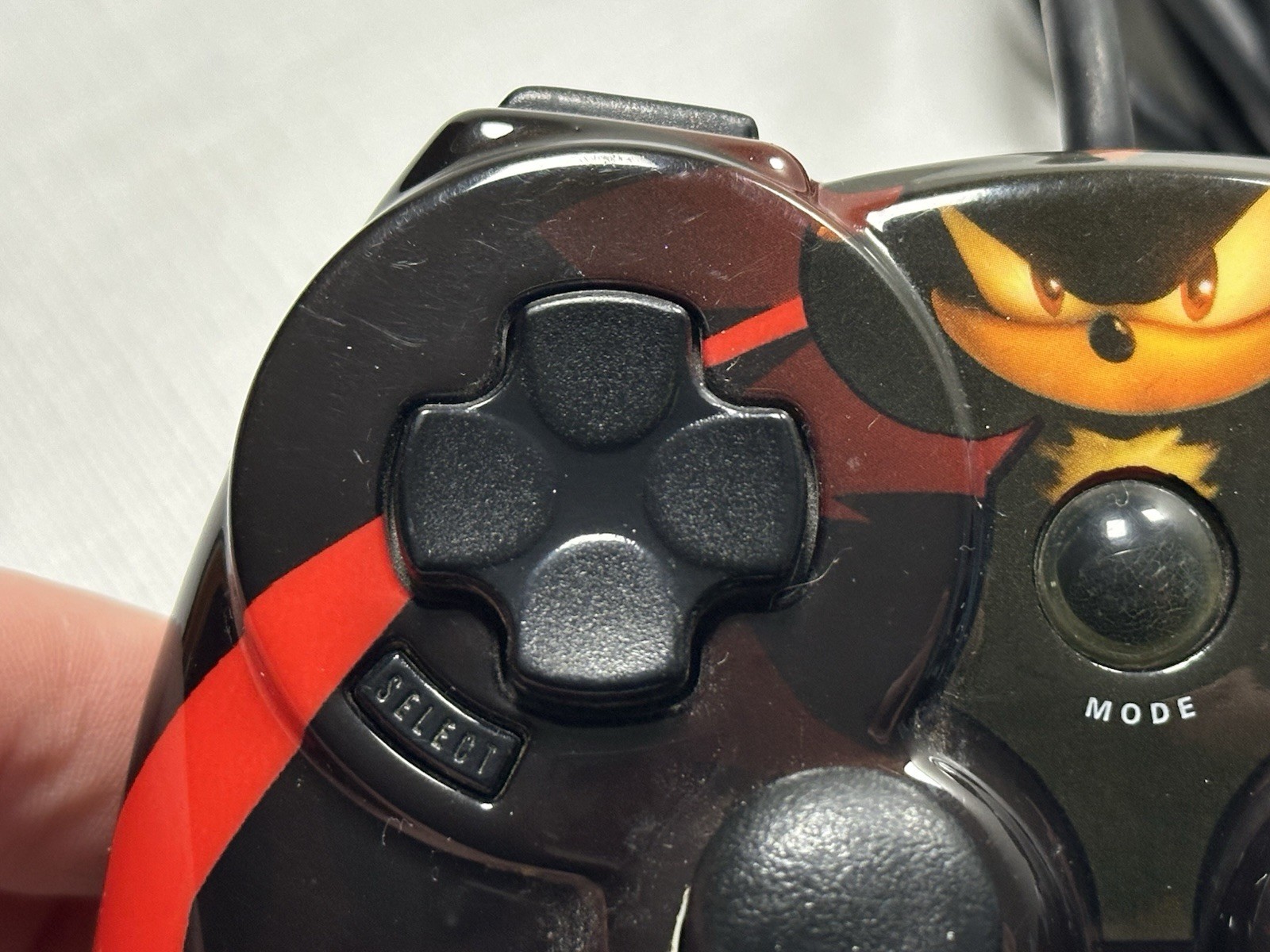 SEGA Shadow The Hedgehog 2005 NubyTech PS2 Collectible Controller