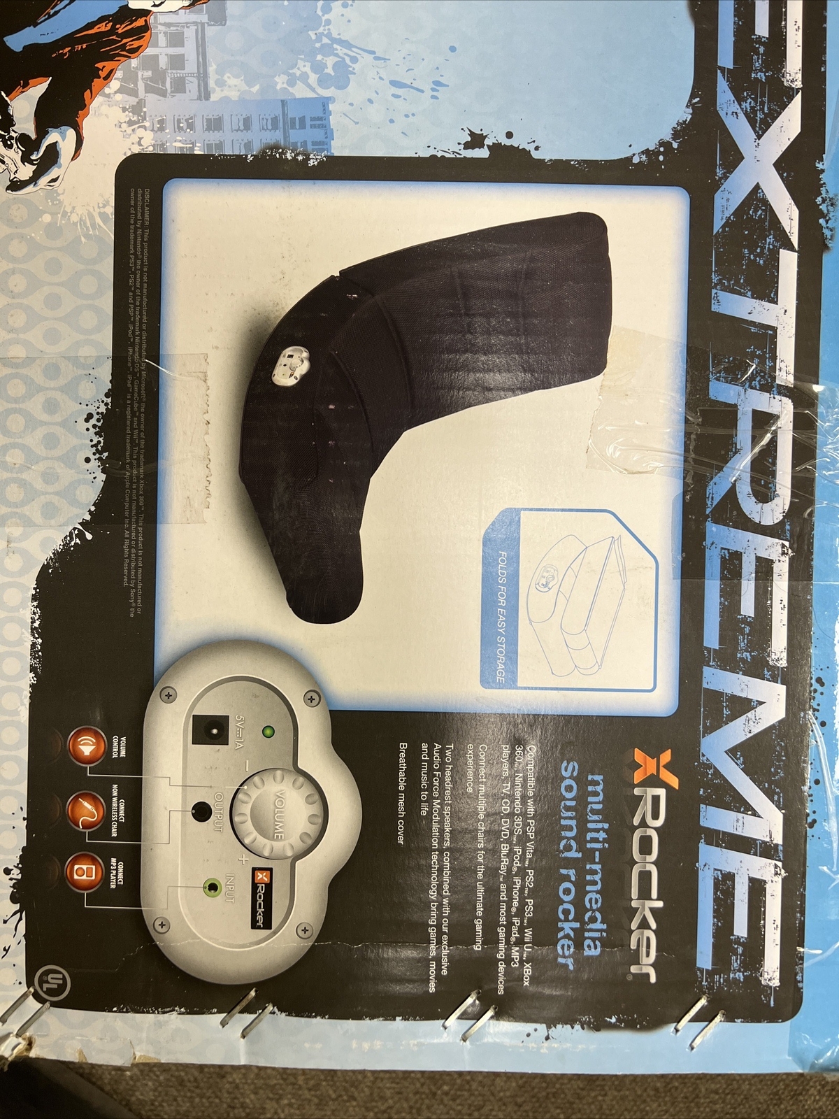 NEW X ROCKER FOLDABLE XTREME VIDEO ROCKER CHAIR NEW OPEN BOX!