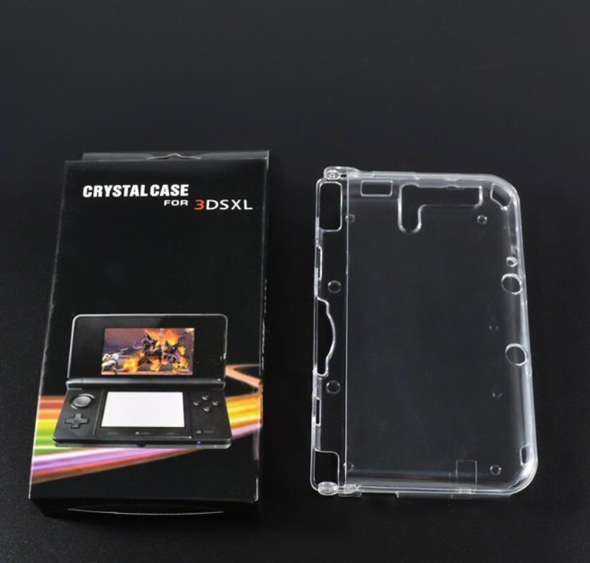 Clear Crystal Hard Shell Skin Transparent Case Cover For New 3DS / 3DS XL LL