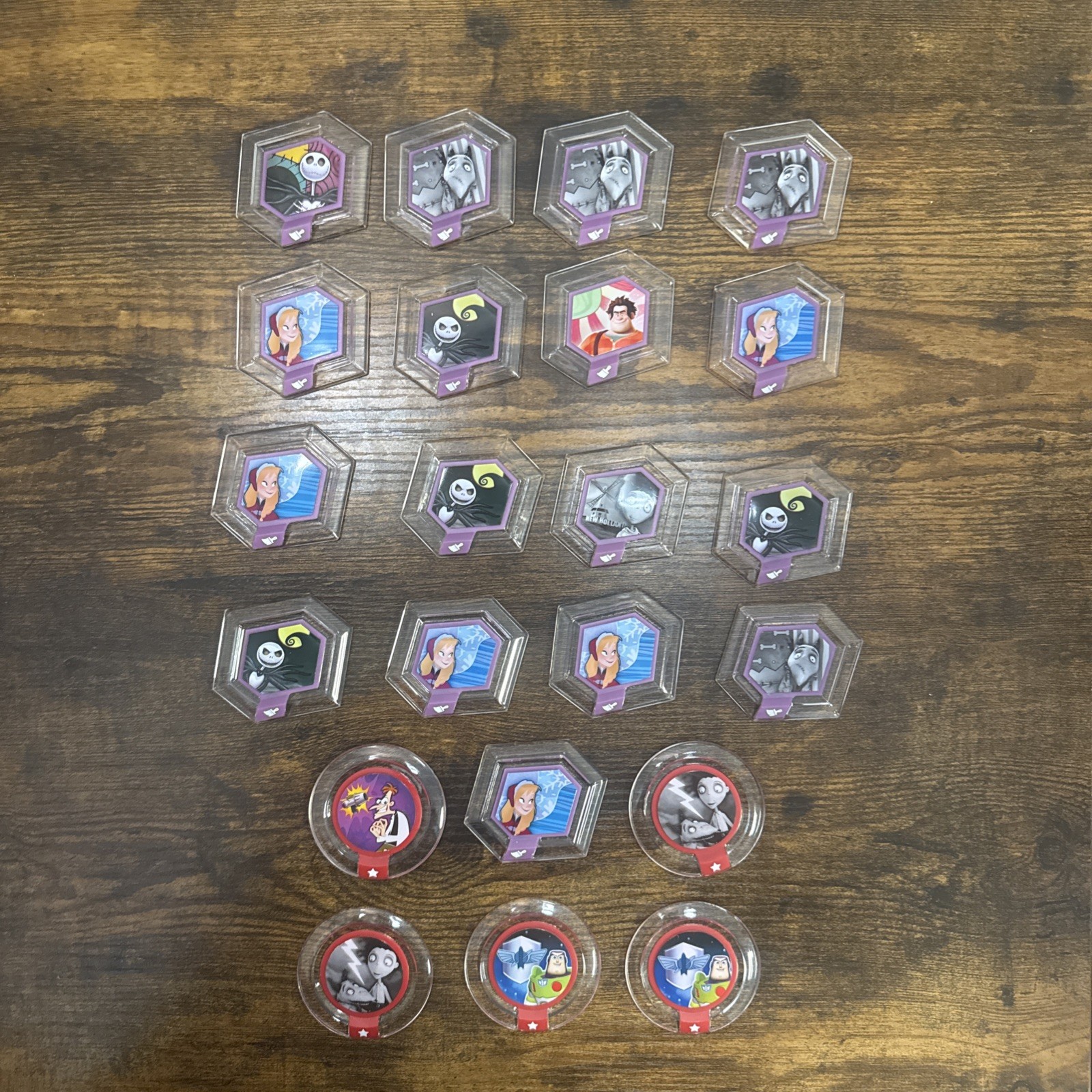 *RARE* Vintage 2000s Disney Infinity 1.0 22 Chip Bundle Pack Video Game Lot