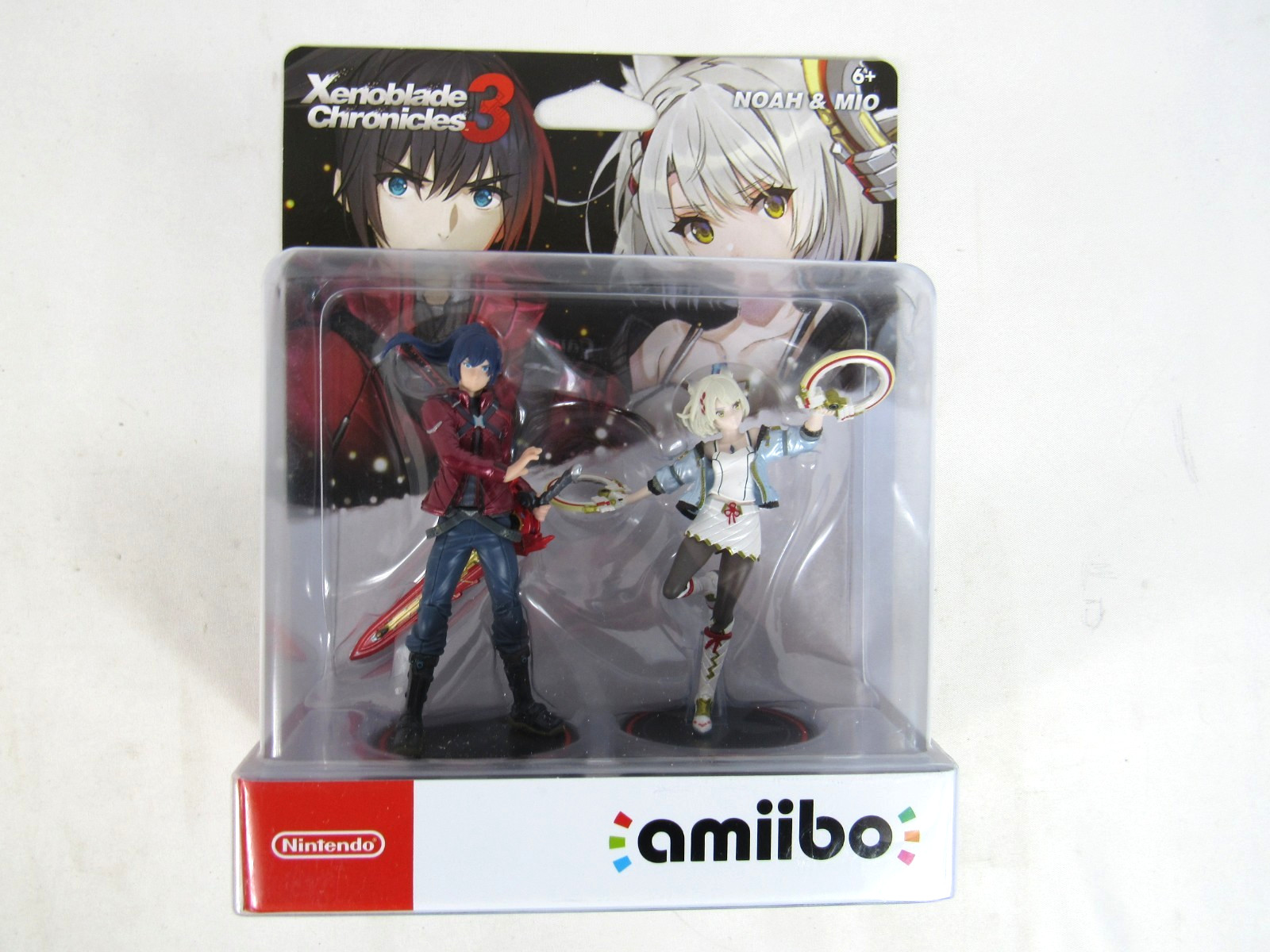 Noah & Mio Xenoblade Chronicles 3 Amiibo 2 Pack Nintendo New On Card