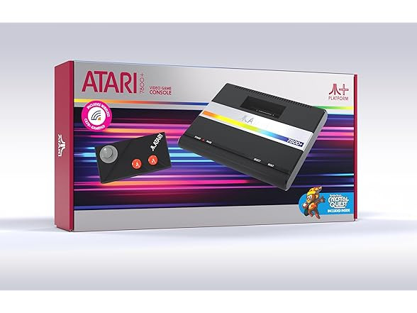ATARI Official Atari 7800+ Console & Wireless Controller – HDMI Output