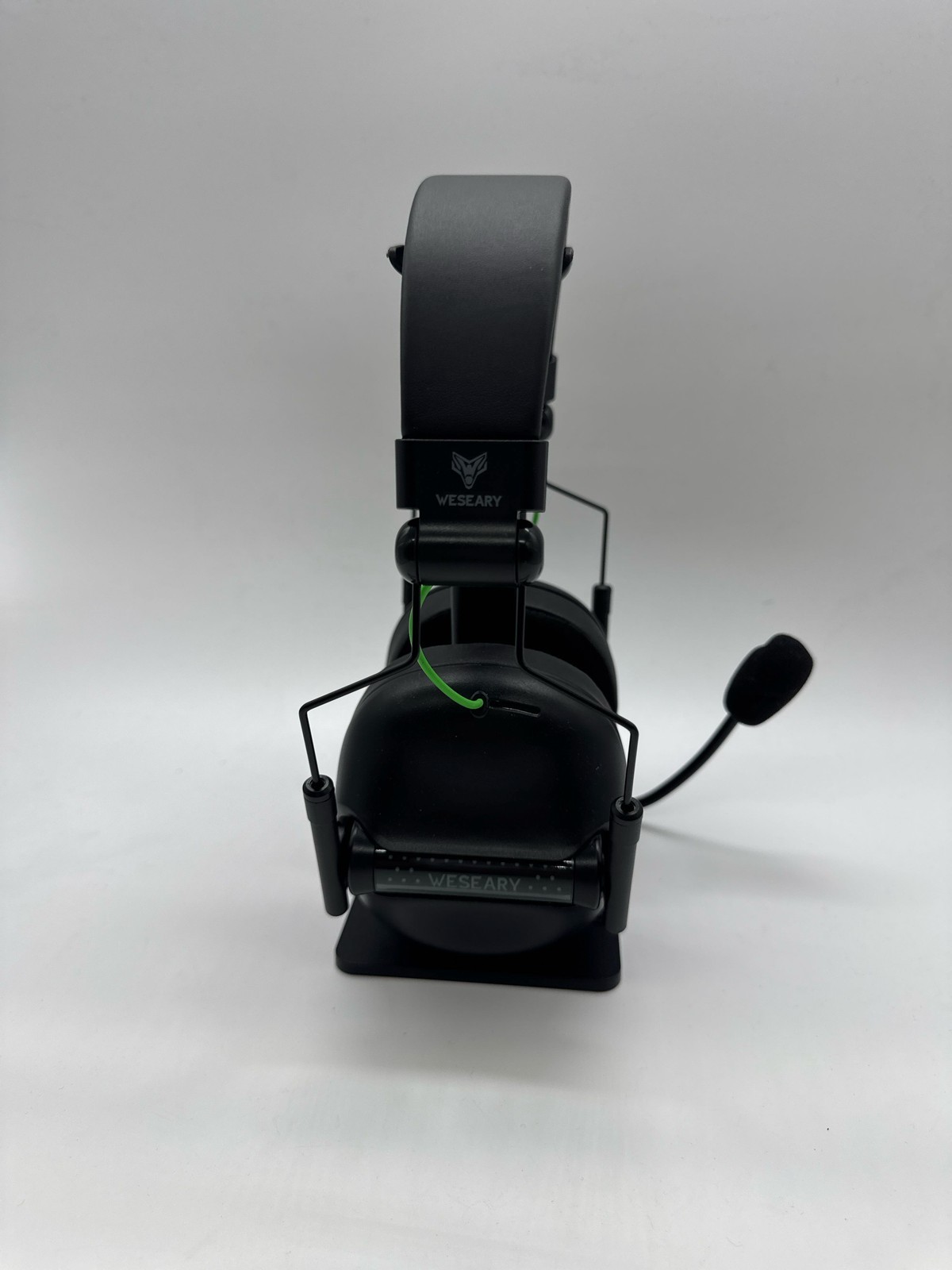 WESEARY WG2 Wireless Gaming Headset Microphone Bluetooth 2.4GHz Premium Black