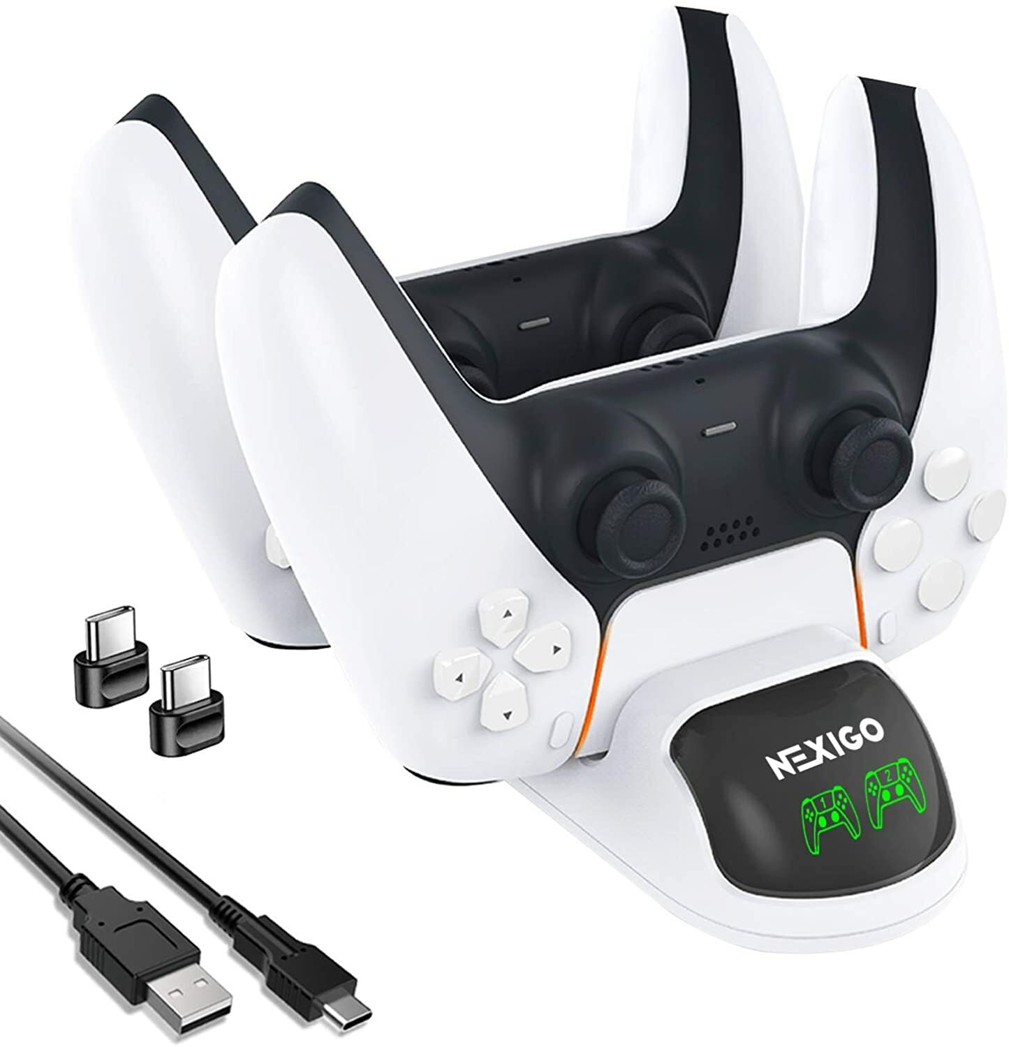 NexiGo/BeJoy PS5 Controller Charger Playstation 5 Charging Station Dock for Sony