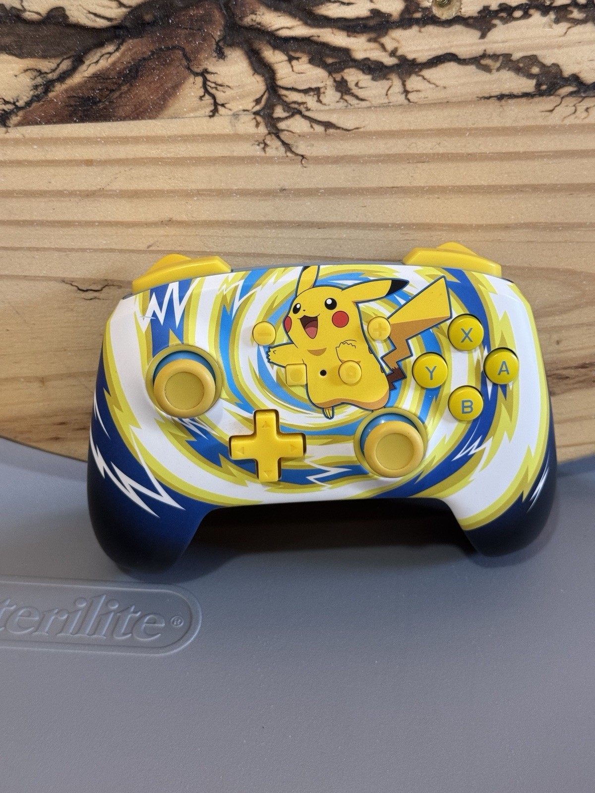 Authentic PowerA Enhanced Nintendo Switch Wireless Controller Pikachu Vortex