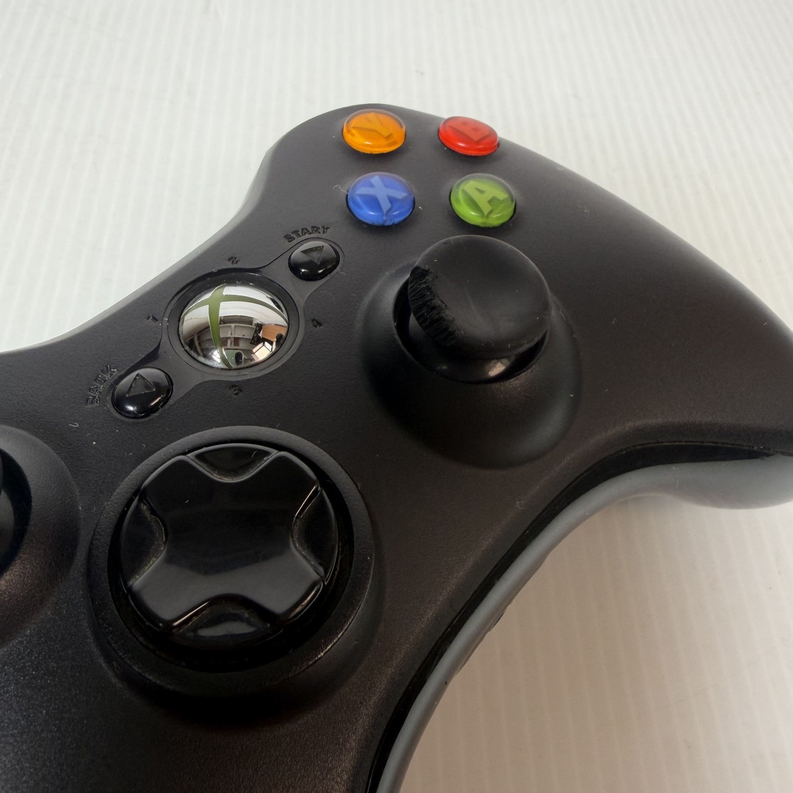 Official Microsoft Xbox 360 Wireless Controller Black Original OEM – C Grade