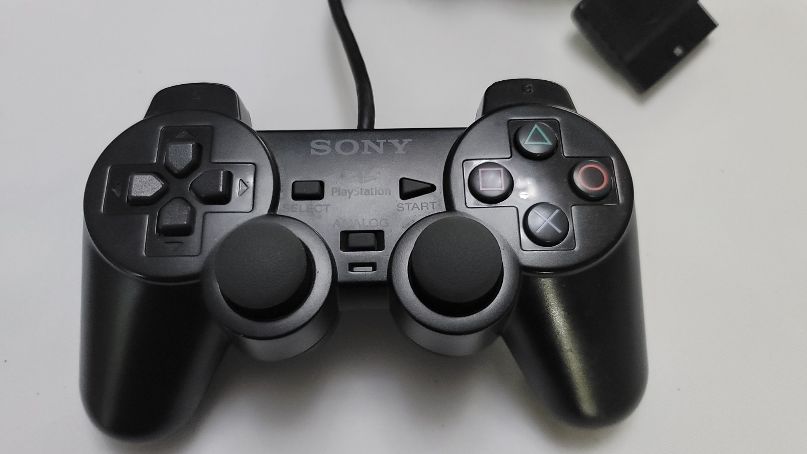 Sony PlayStation 2 Dual Shock SCPH-10010 Analog Controller – Black OEM Wired