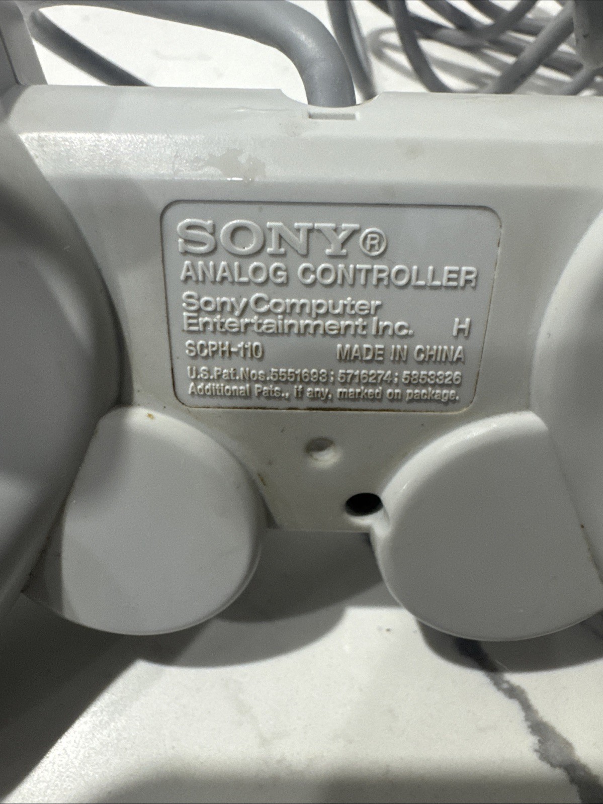 Sony PlayStation PS1 PS One Remote Controller White Gray SCPH-110 Official OEM