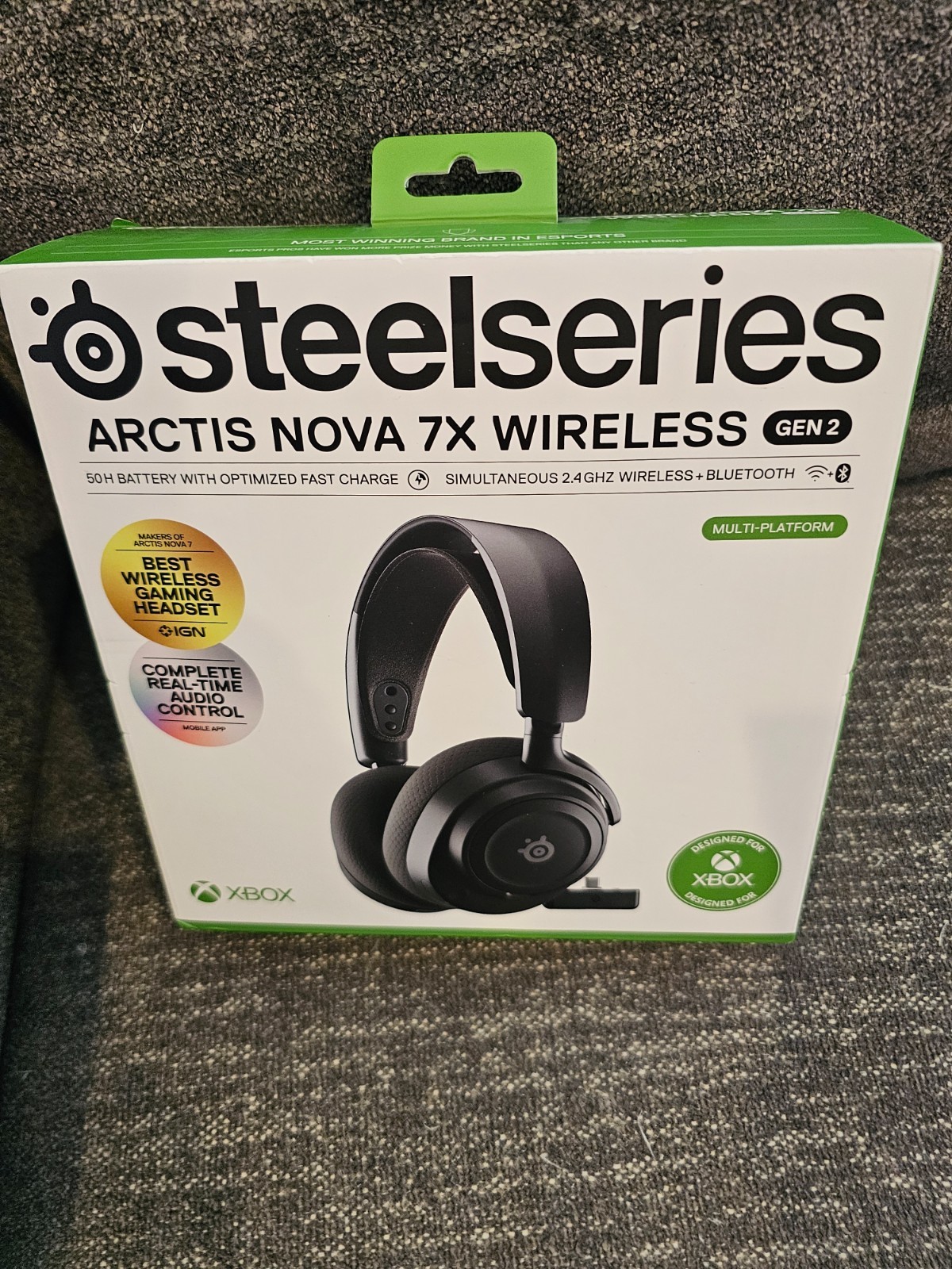 NEW & SEALED SteelSeries Arctis Nova 7X Wireless Gen 2 Gaming Headset Black