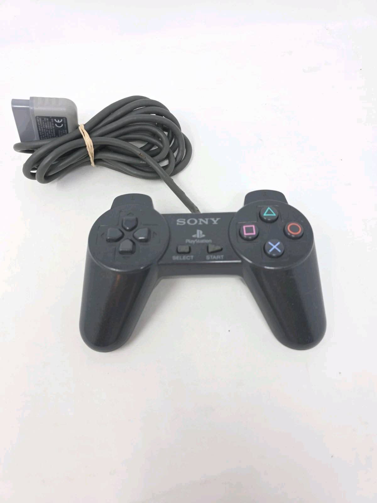 Sony PlayStation PS1 Official OEM Black Controller SCPH-1080 Tested