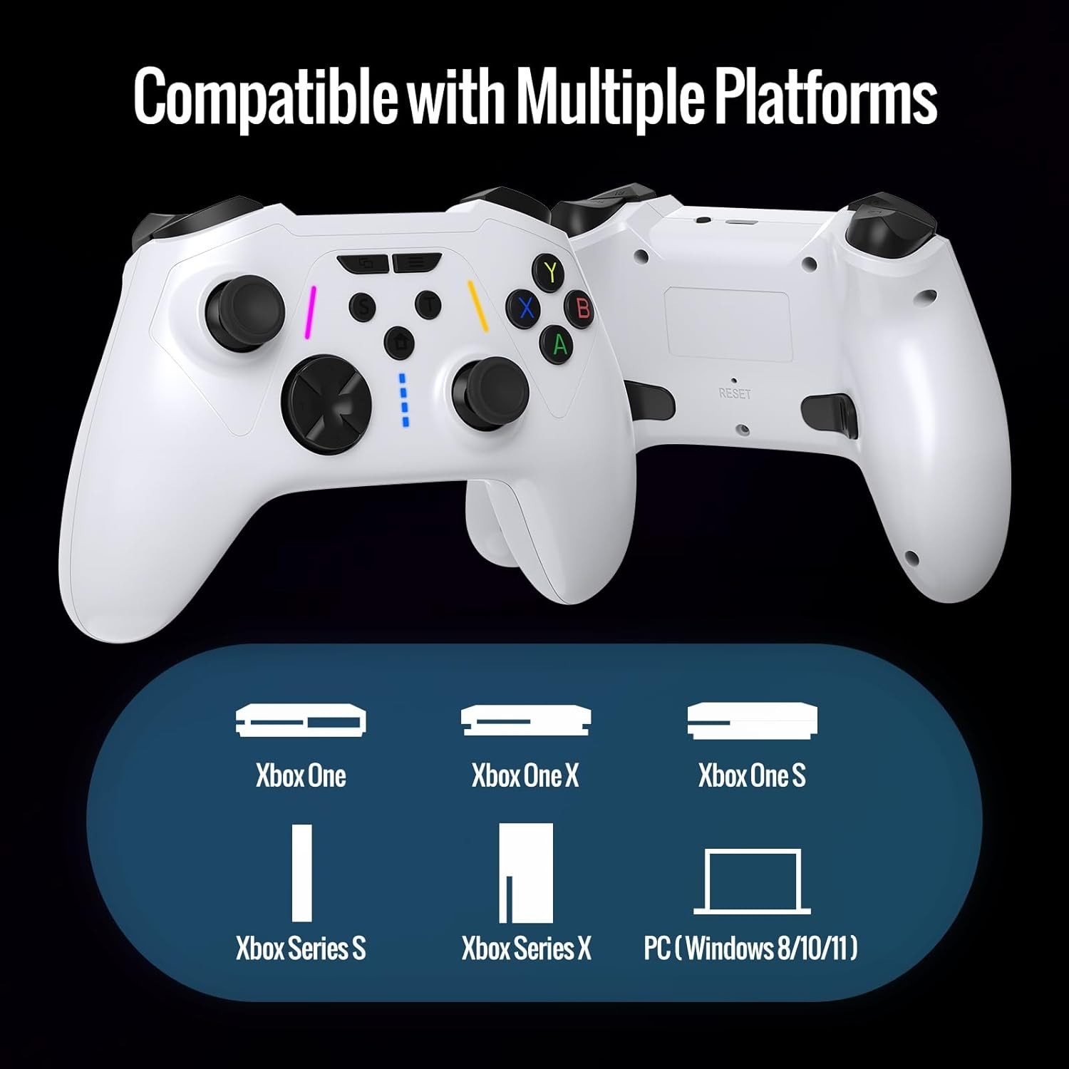 BETMI for Xbox Controller Wireless with 2.4GHz Adapter/Hall Effect Triggers & Jo
